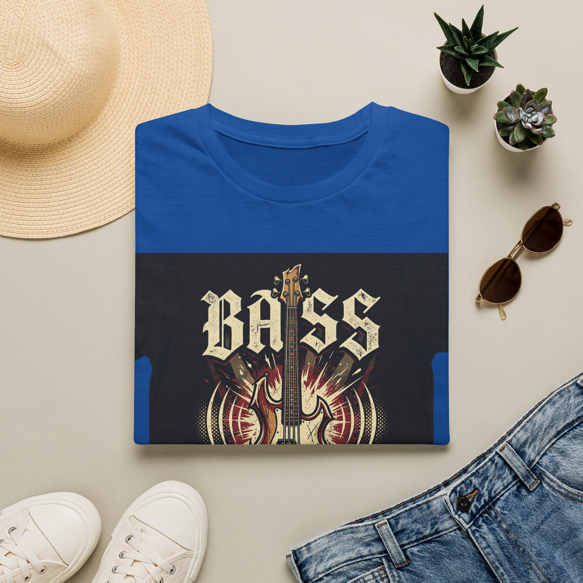 Bass Guitar T-Shirt — "Bass: If You Got It, Crank It Up!" Rock Music Tee