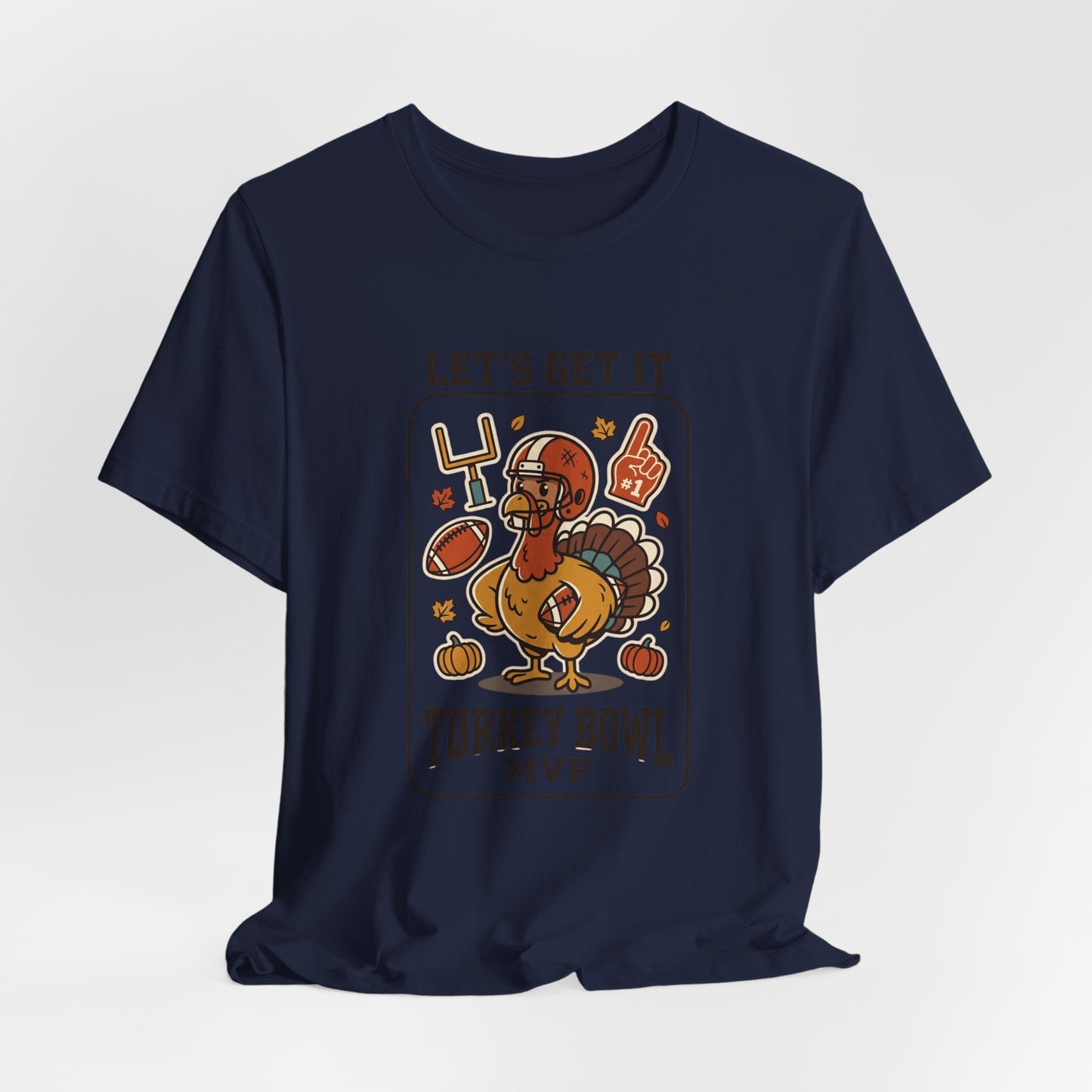 Turkey Bowl MVP T-Shirt | Thanksgiving football, pumpkin pie harvest
