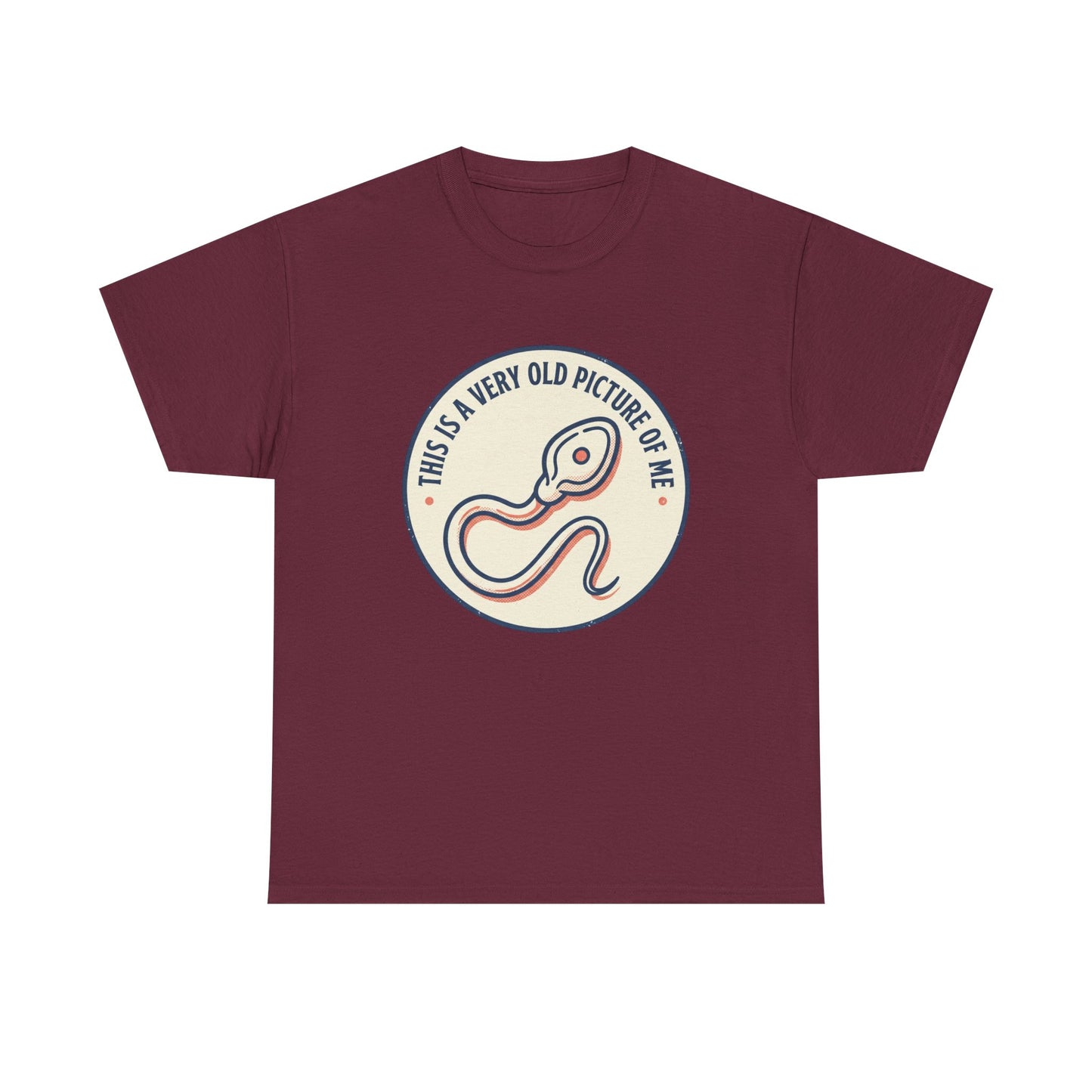 "This Is A Very Old Picture Of Me" Retro Snake Graphic Tee