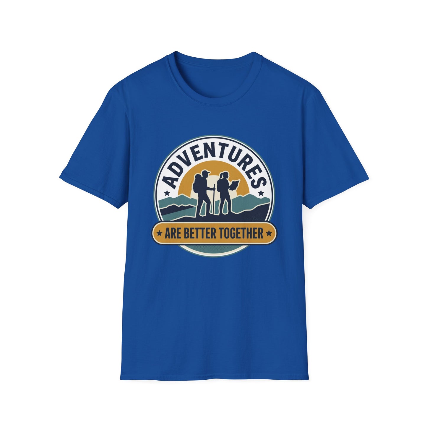Adventures Are Better Together T-Shirt — Couples Hiking Outdoor Graphic Tee