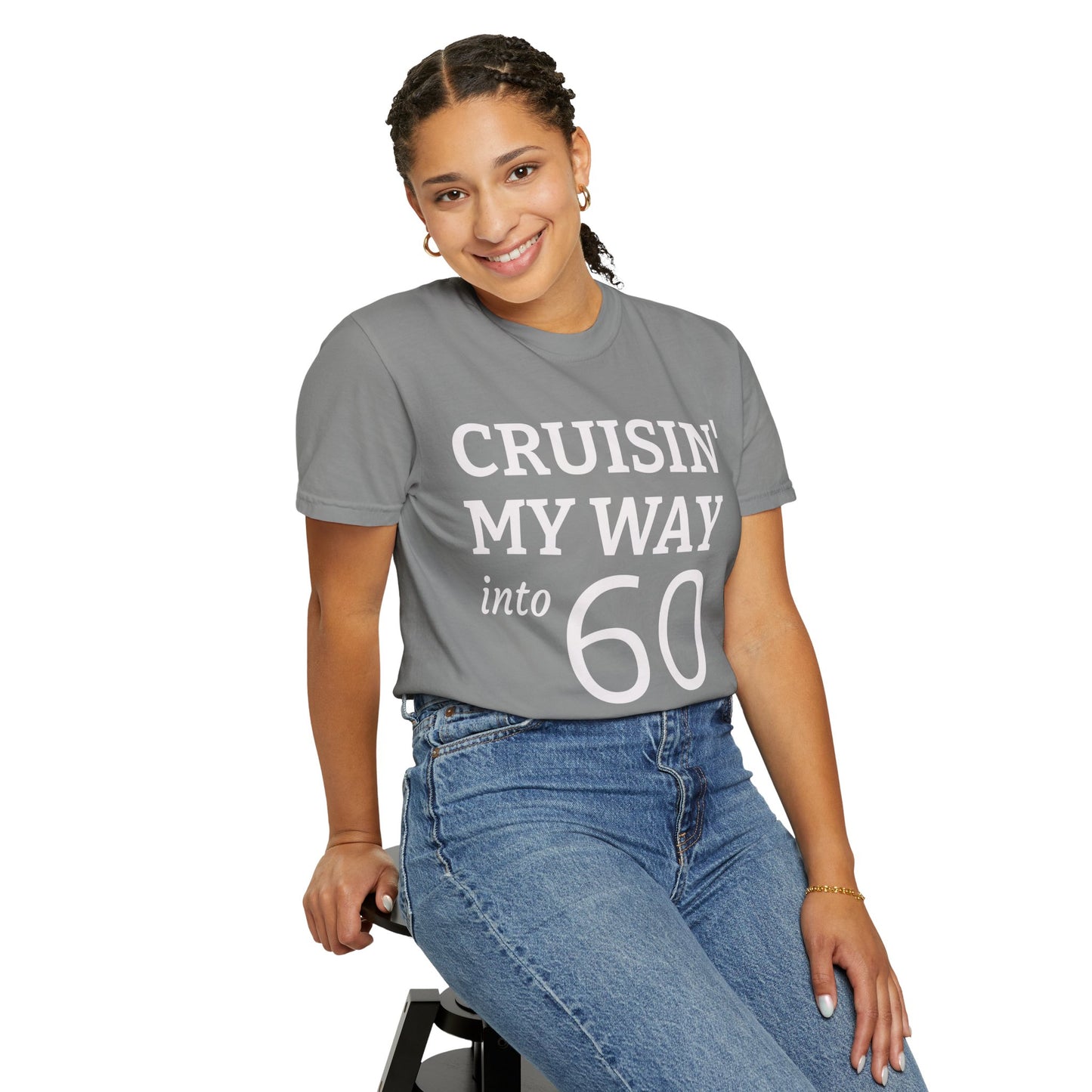 Cruisin' My Way Into 60 T-Shirt — 60th Birthday Tee