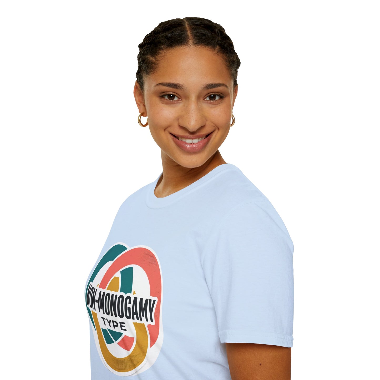 Non-Monogamy Type T-Shirt — Retro Polyamory Pride Tee Printify