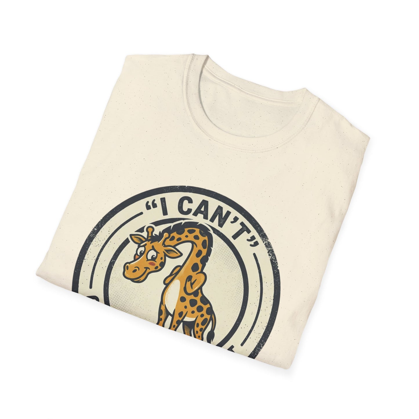 Giraffe 'I Can't Control My Height' T-Shirt