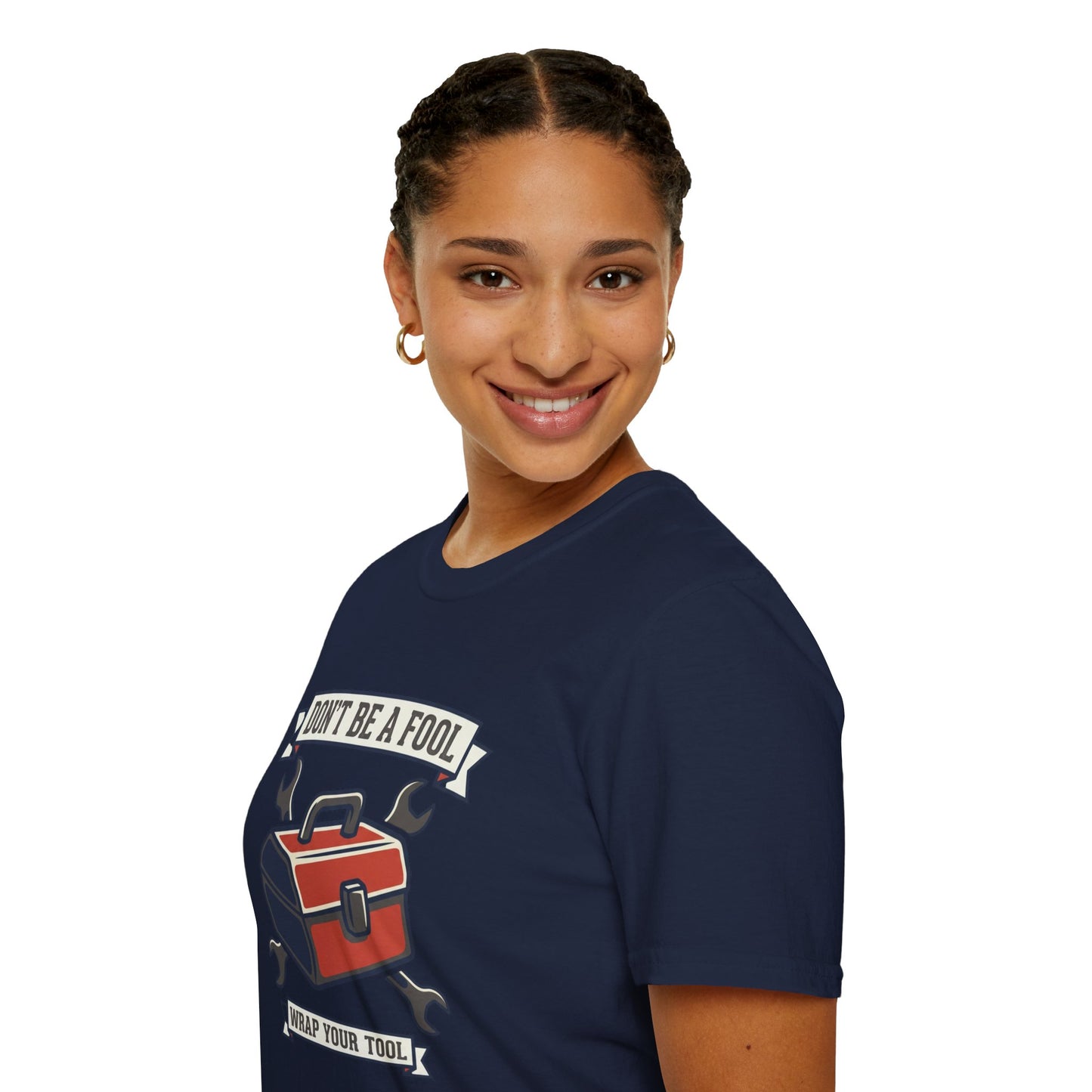 Don't Be a Fool Toolbox T‑Shirt — Wrap Your Tool Shirt for Mechanics & DIYers