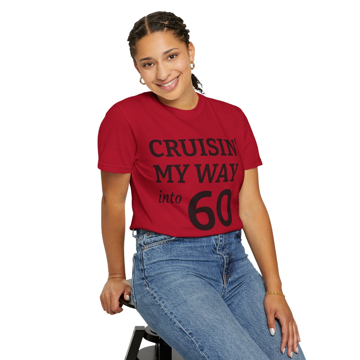 Cruisin' My Way Into 60 T-Shirt — 60th Birthday Tee