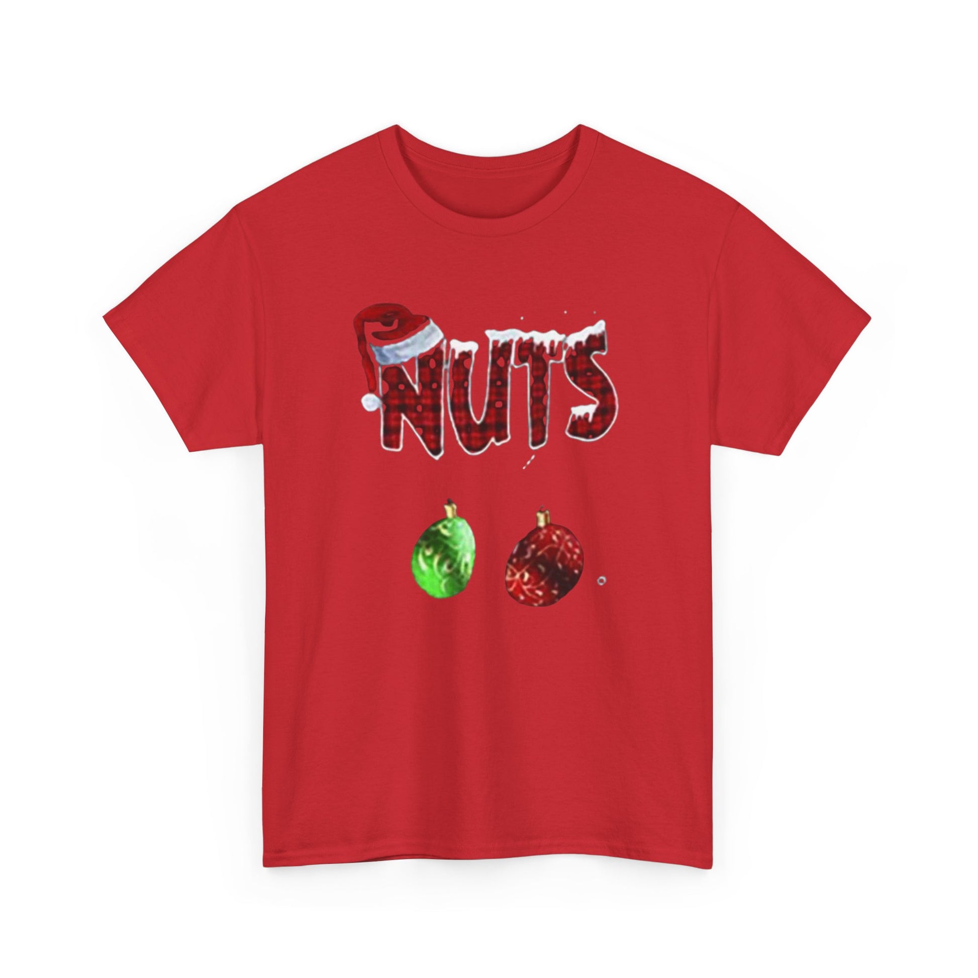 Holiday 'Nuts' Tee — Funny Christmas Ornament Graphic T-Shirt Printify