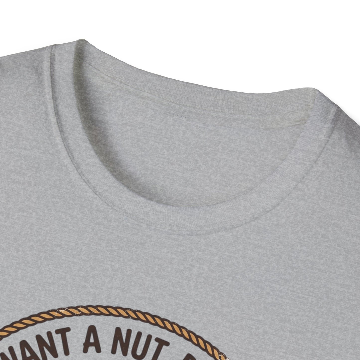 Vintage Mascot Peanut T-Shirt — "You Want a Nut, Don't You?" Retro Graphic Tee Printify