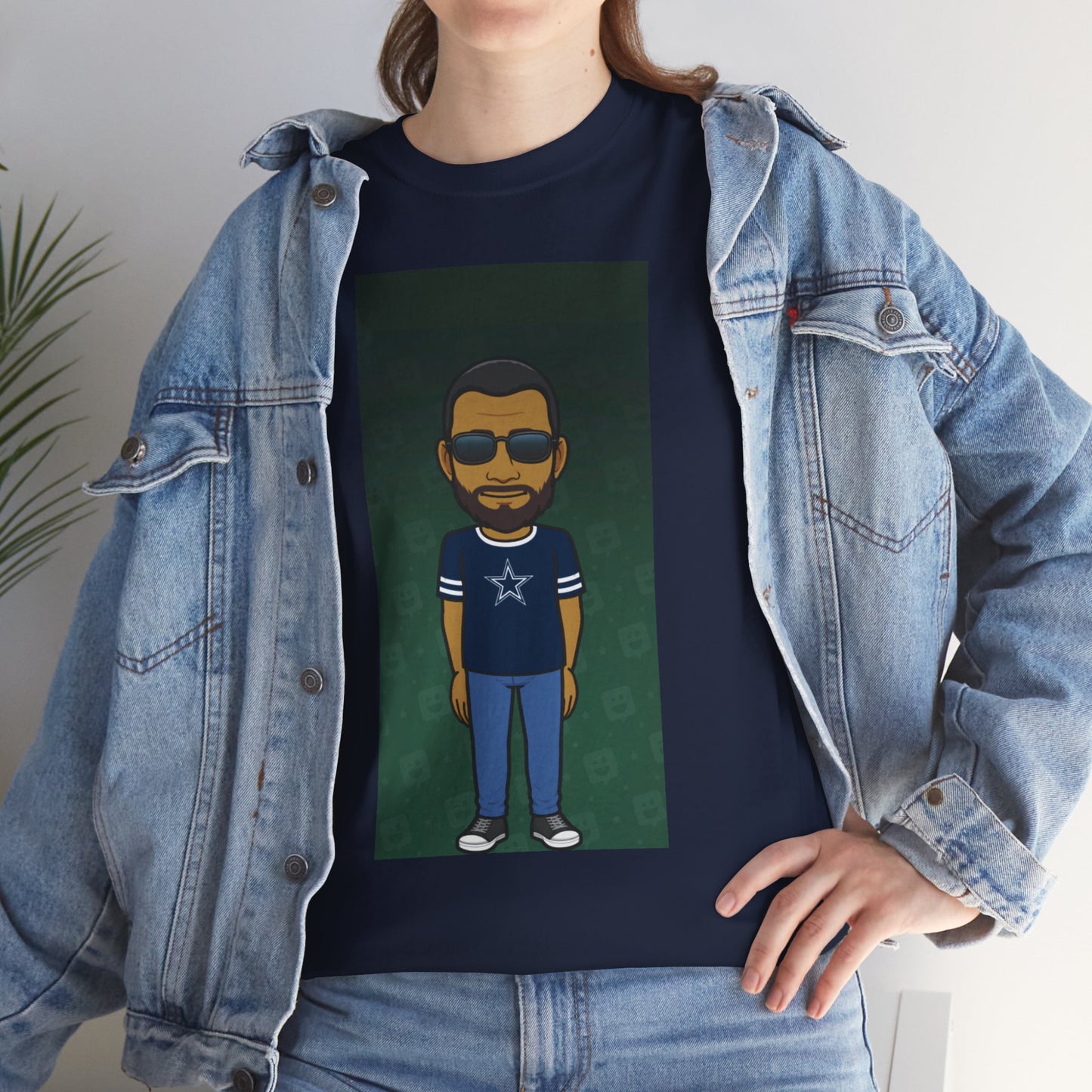 Cartoon Guy Graphic Tee — Personalized Avatar Shirt Printify