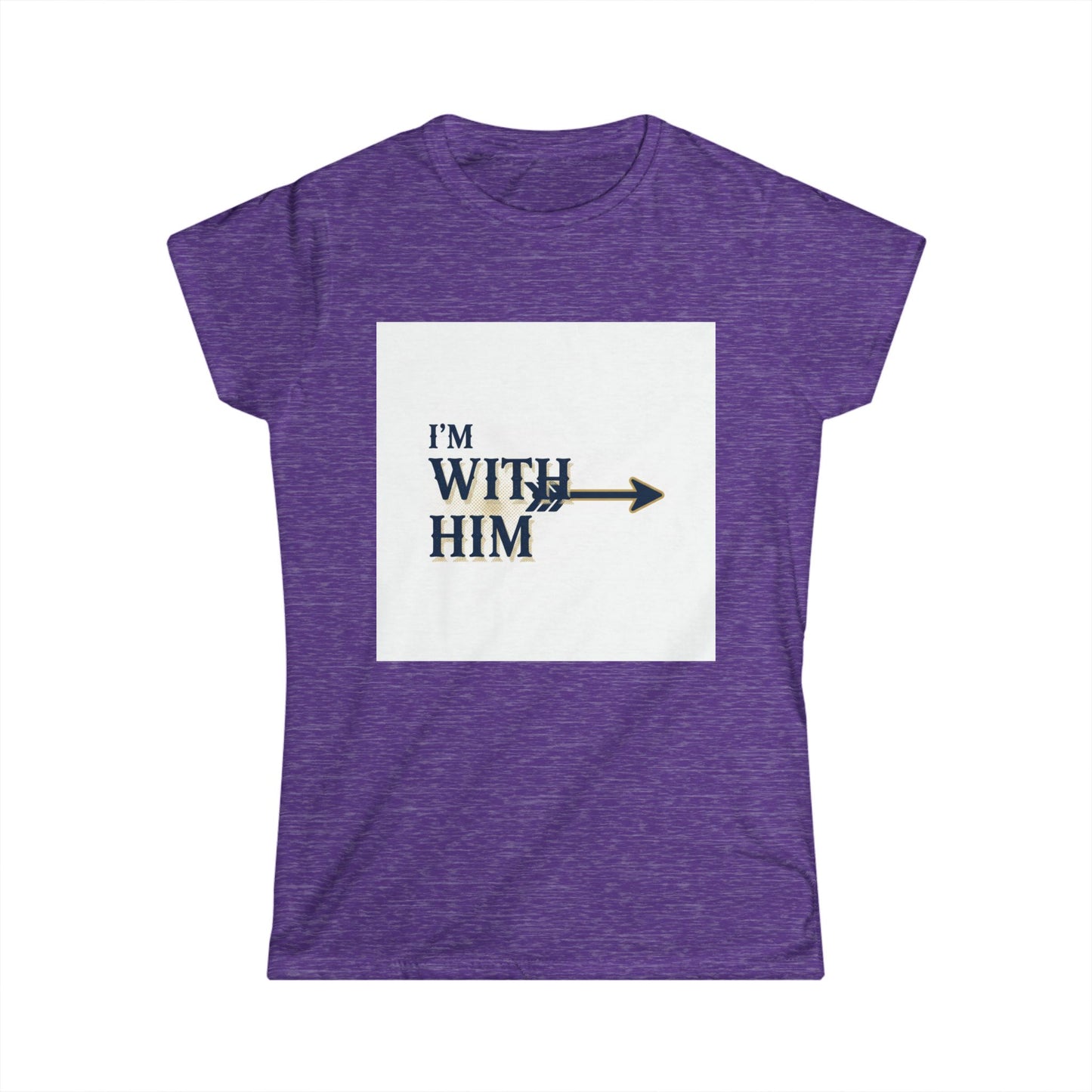 I'm With Him Arrow Tee — Women's Couple T-Shirt