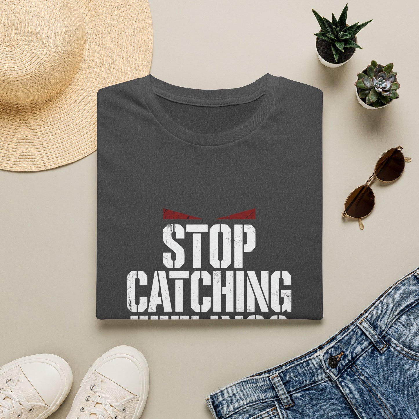 Stop Catching Feelings T-Shirt — Funny Heartbreak Graphic Tee
