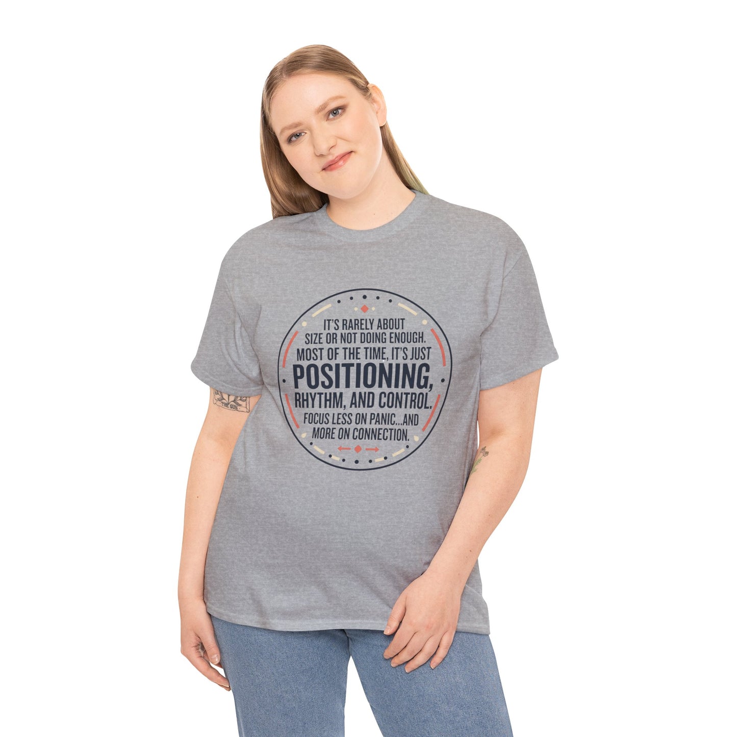 "Positioning, Rhythm, and Control" Motivational Tee—Inspirational Quote T-Shirt