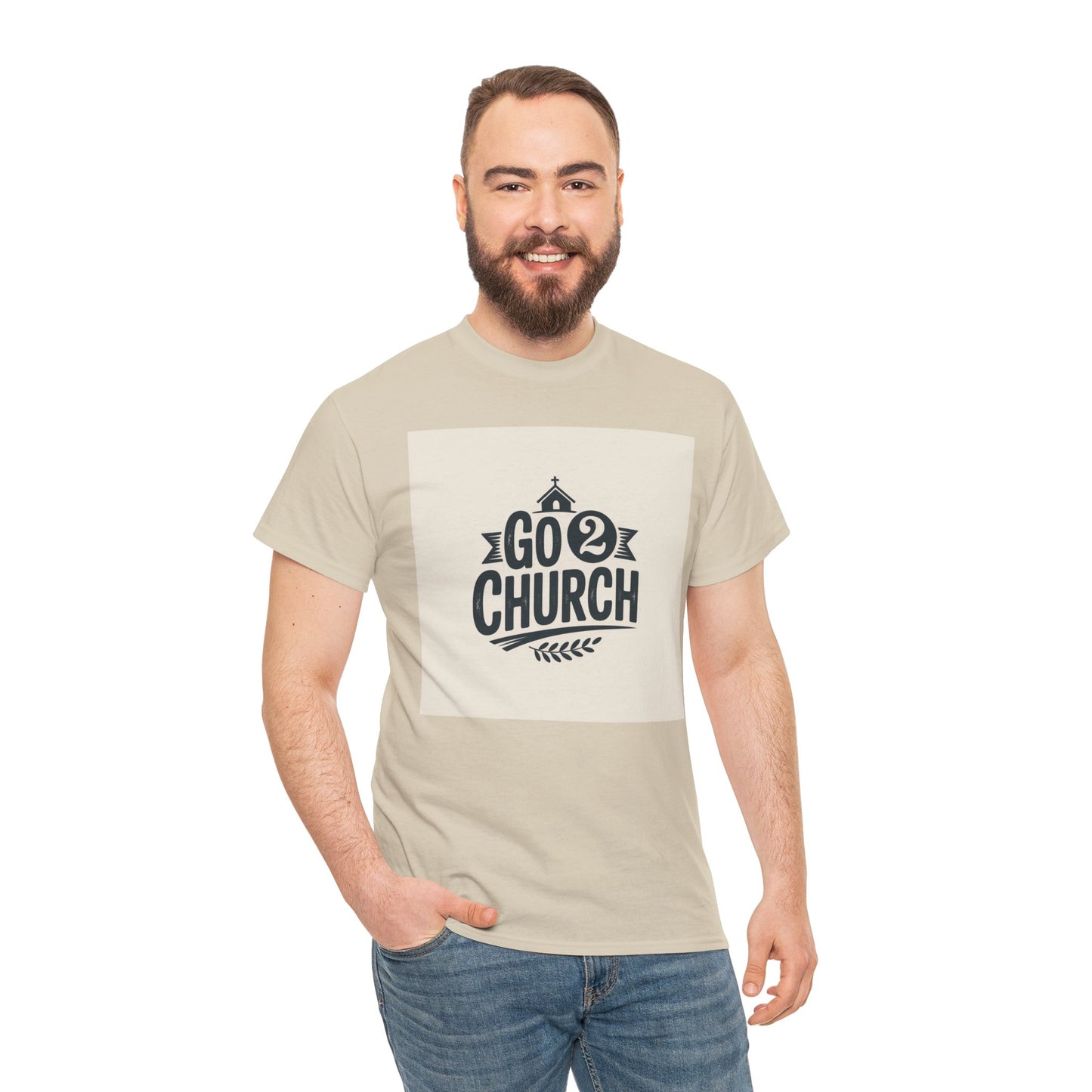 Go 2 Church T-Shirt — Faith-Based Gospel Tee