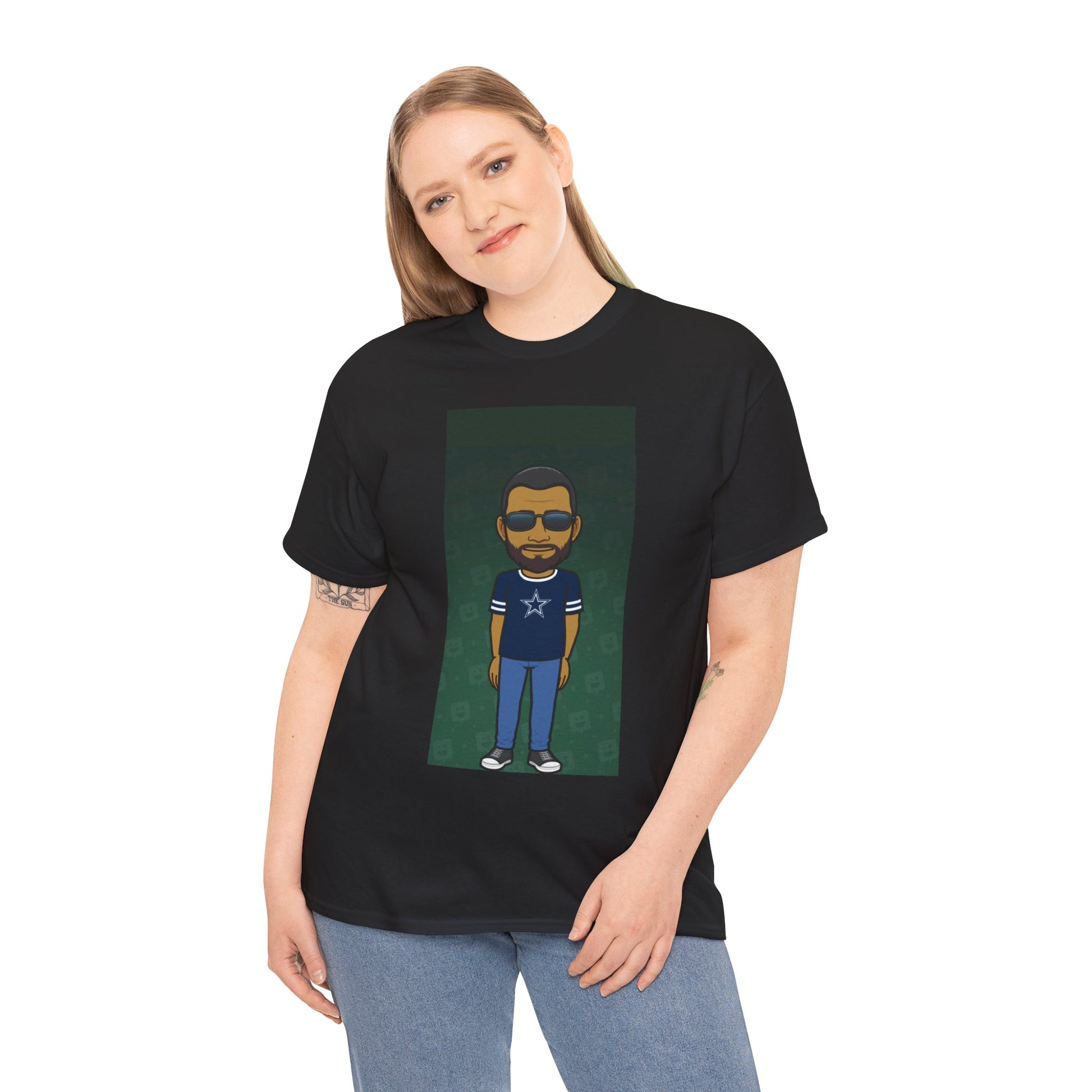 Cartoon Guy Graphic Tee — Personalized Avatar Shirt Printify