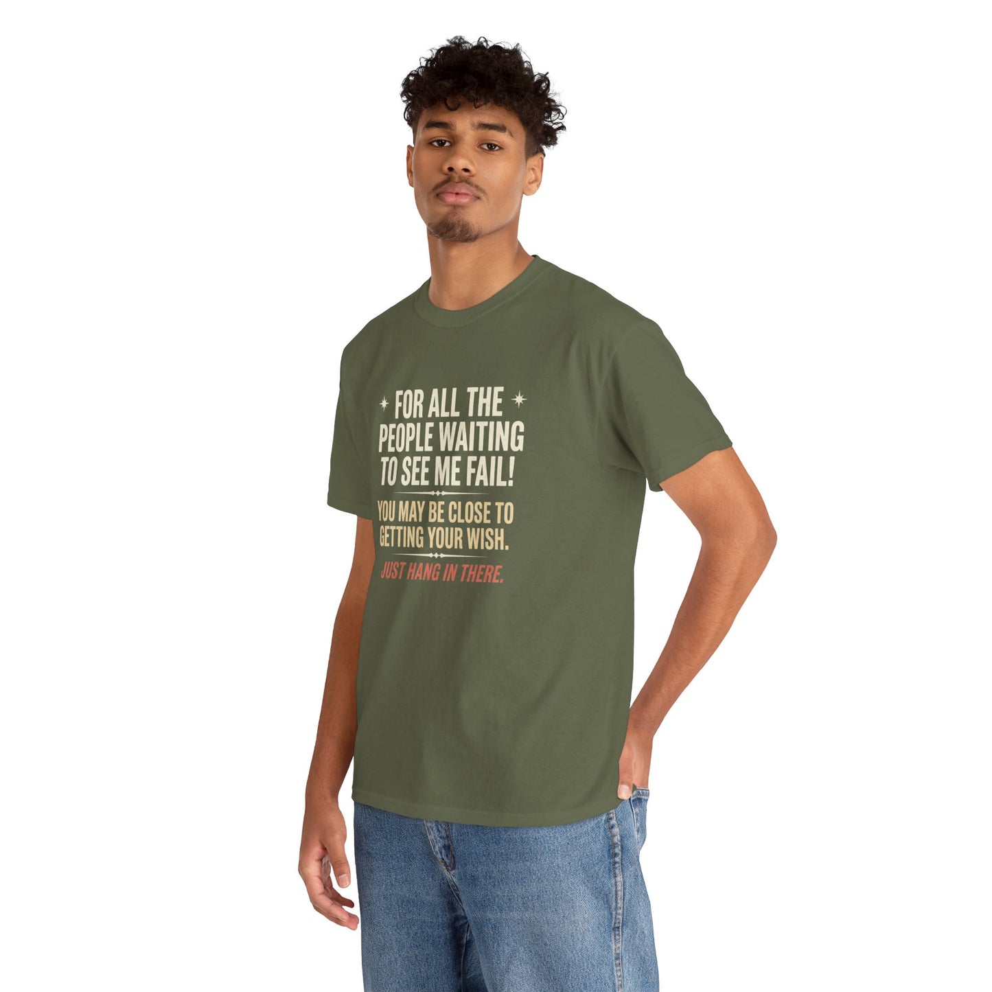 “For All The People Waiting To See Me Fail” Inspirational Shirt-Motivational Graphic Tee —