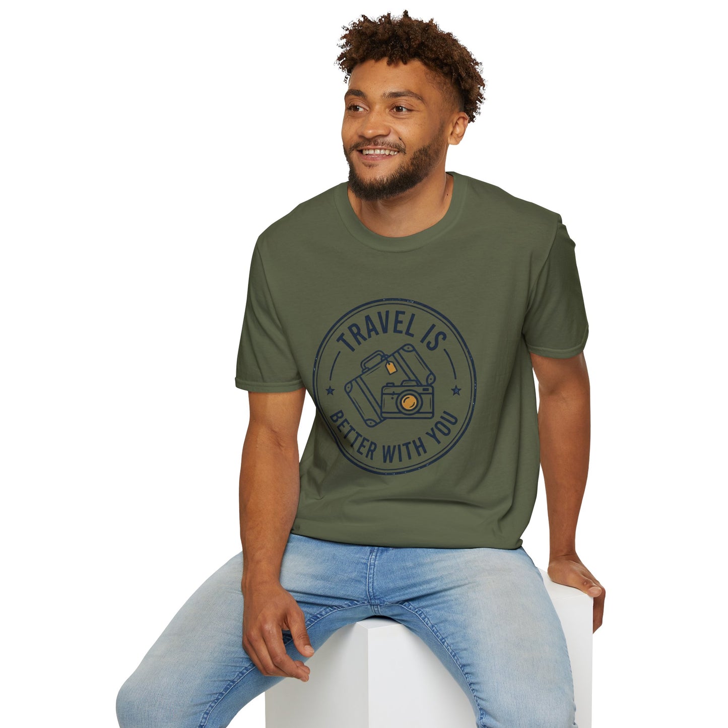 Travel Is Better With You T‑Shirt — Travel Lovers Graphic Tee