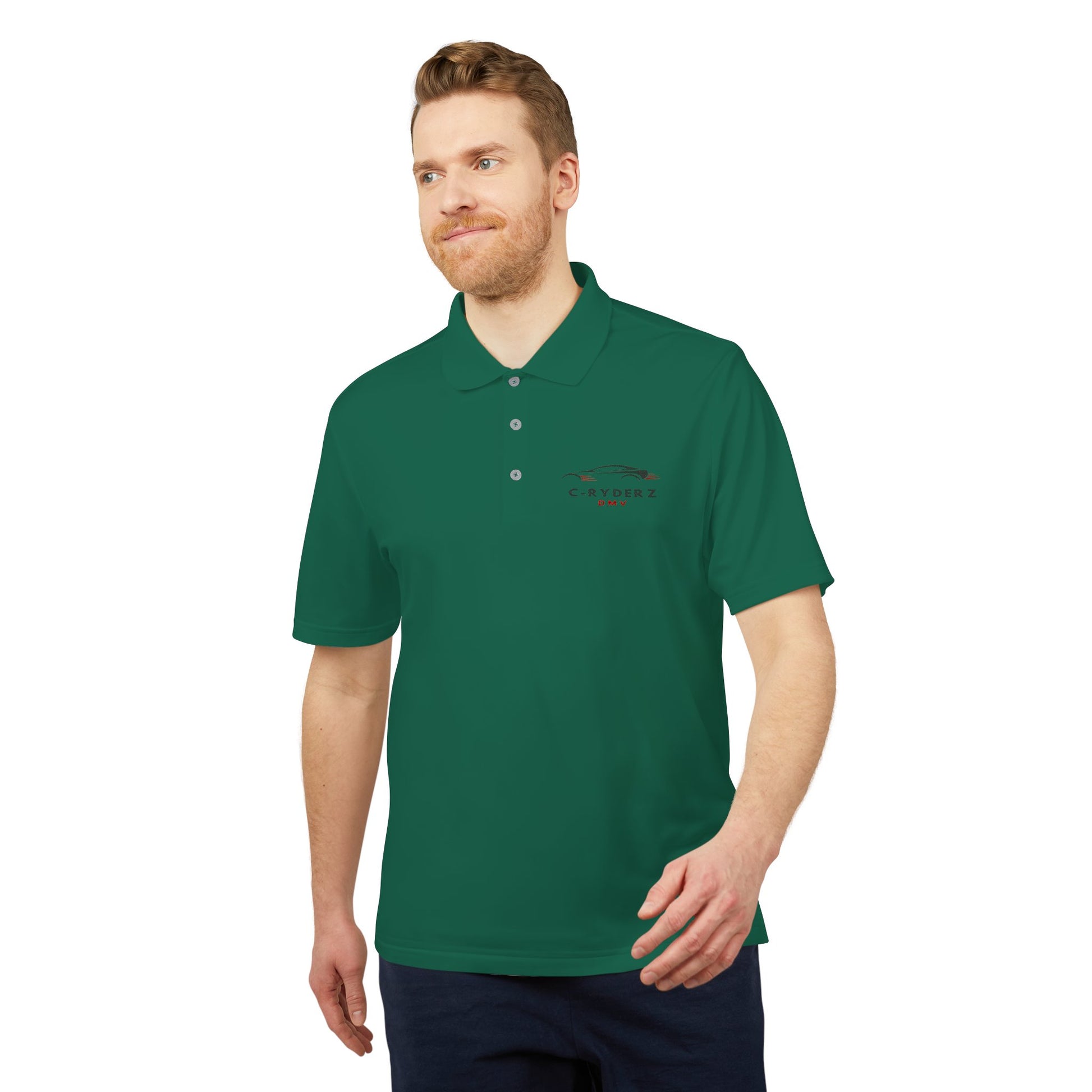 C-RYDERZ Adidas Unisex Performance Polo Shirt - Stylish Activewear for Athletes Printify