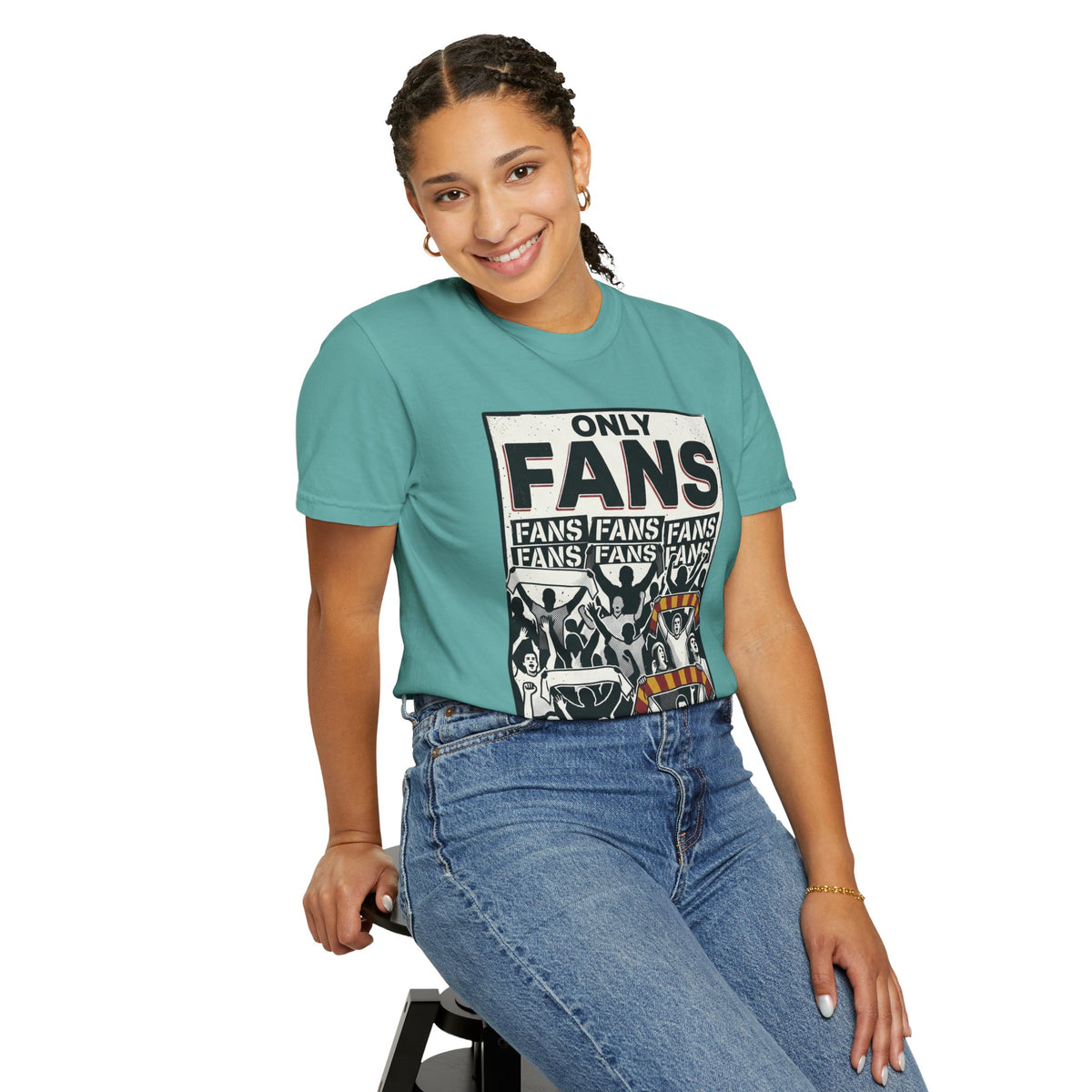 Only Fans Crowd Graphic T-Shirt — Vintage Sports Fan Tee