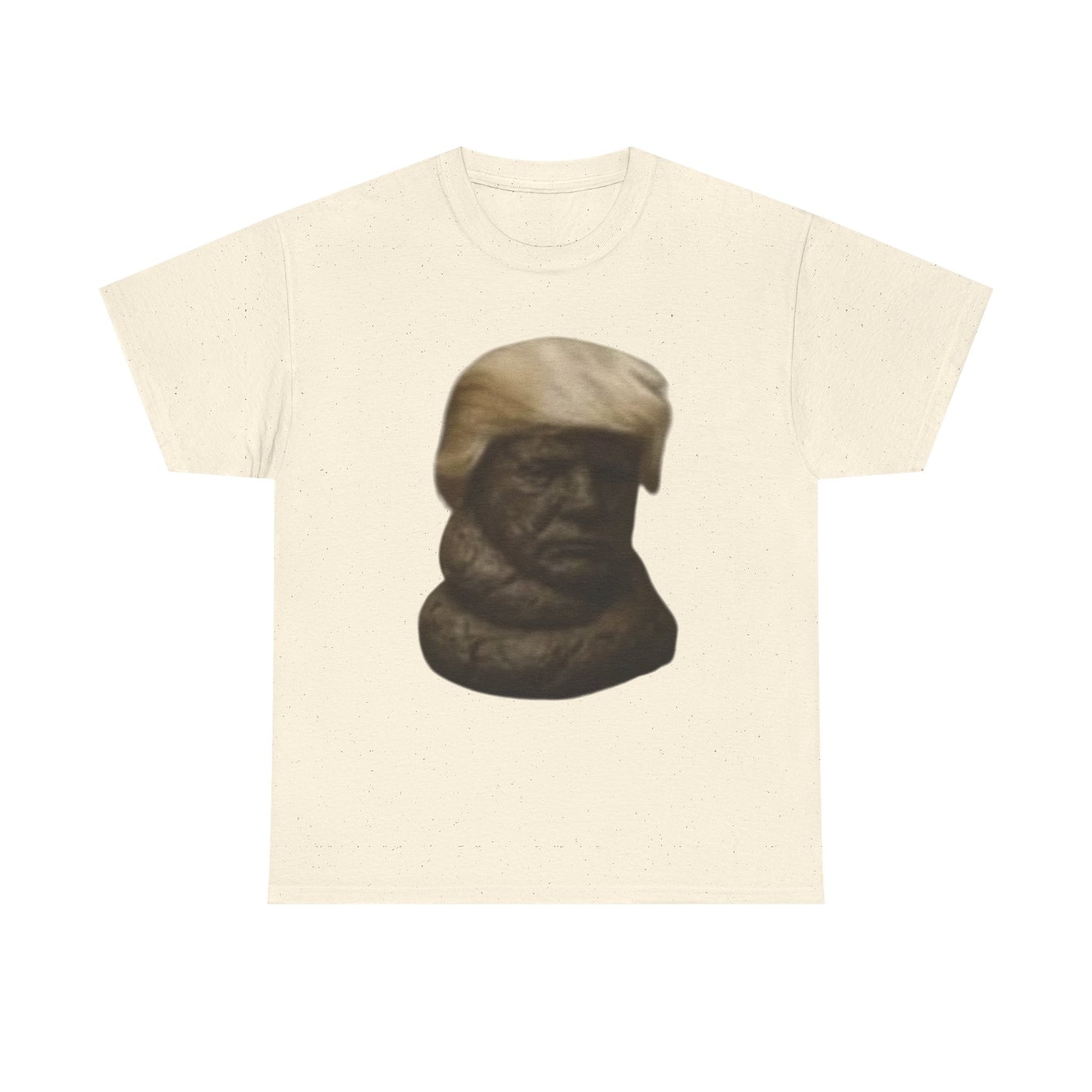 Graphic Tee — Bronze Bust Illustration T‑Shirt