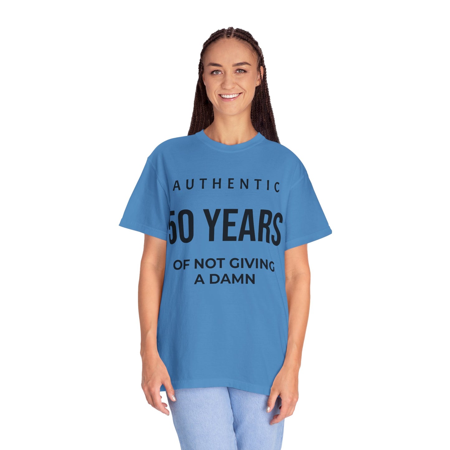 50 Years of Not Giving a Damn T-Shirt — Funny 50th Birthday Tee