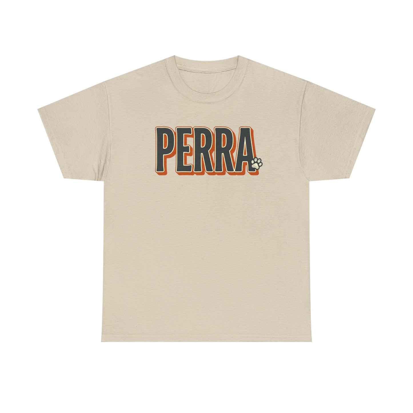 Perra Graphic Tee – Bold Retro Lettering T-Shirt