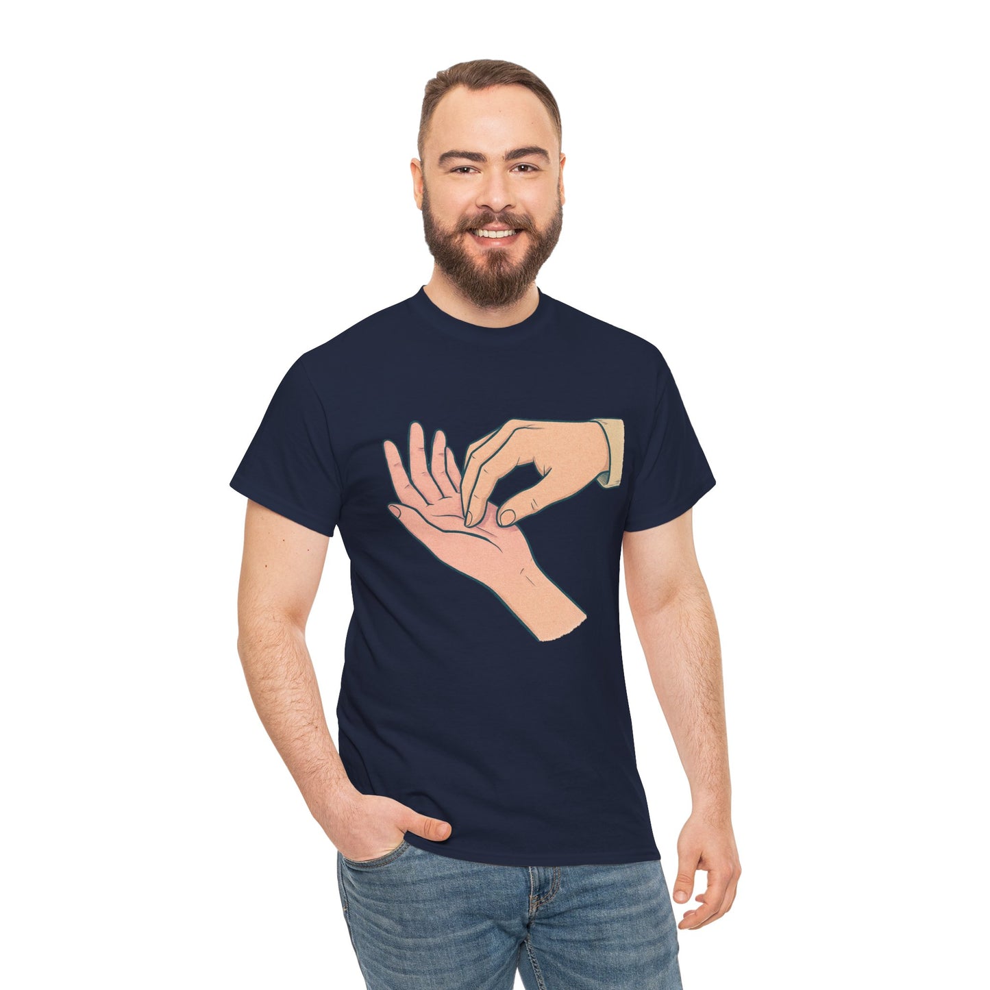 T-Shirt - Gentle Palm Reading Illustration Tee