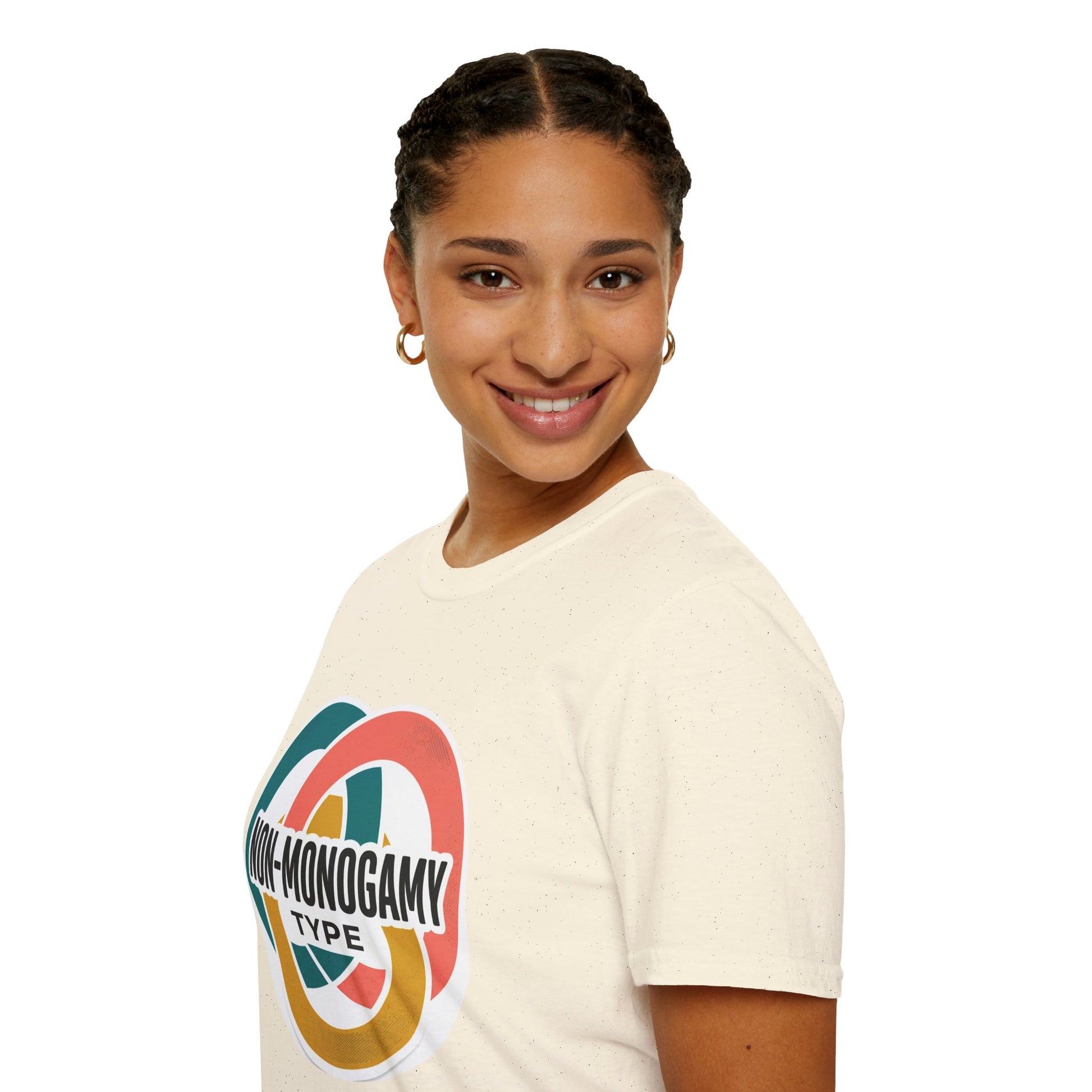 Non-Monogamy Type T-Shirt — Retro Polyamory Pride Tee Printify