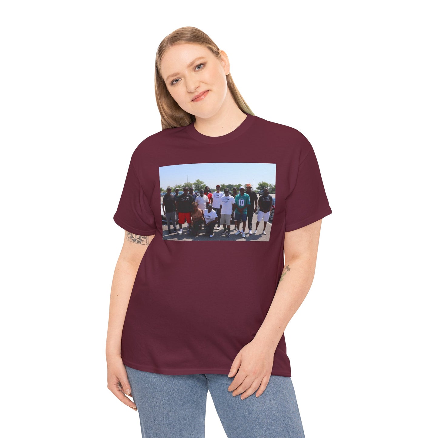 C-RYDERZ Group Photo Custom Tee — Personalized Reunion & Team Picture Shirt Printify