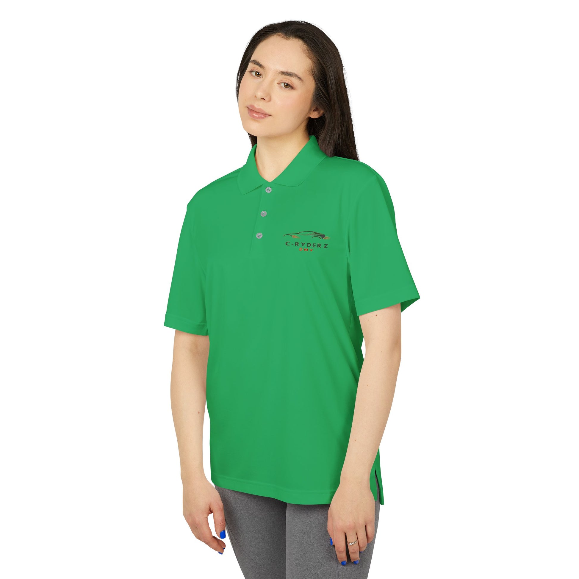 C-RYDERZ Adidas Unisex Performance Polo Shirt - Stylish Activewear for Athletes Printify