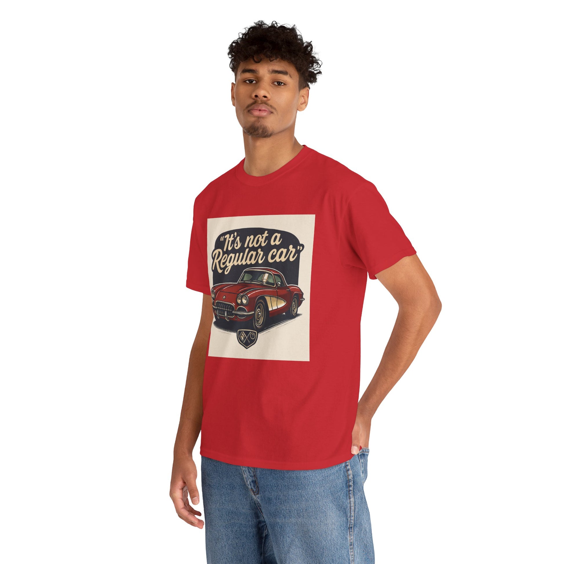 Classic Car Tee — "It's Not a Regular Car" Vintage Muscle Car Shirt Printify