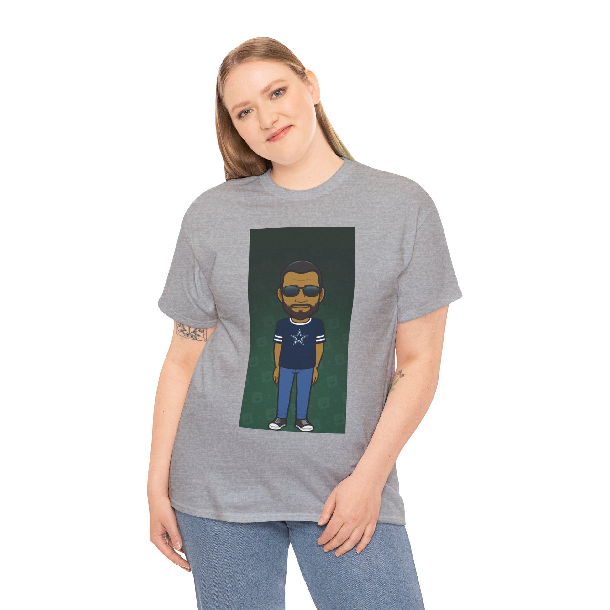 Cartoon Guy Graphic Tee — Personalized Avatar Shirt Printify