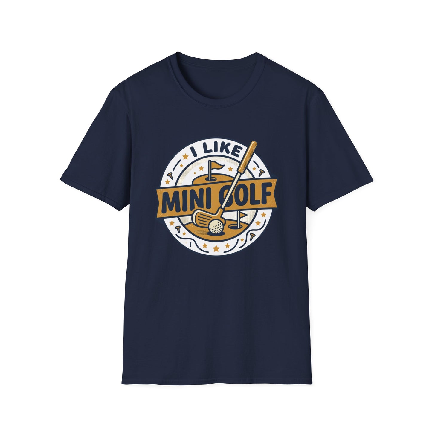 I Like Mini Golf T-Shirt — Retro Mini-Golf Graphic Tee for Fans & Players
