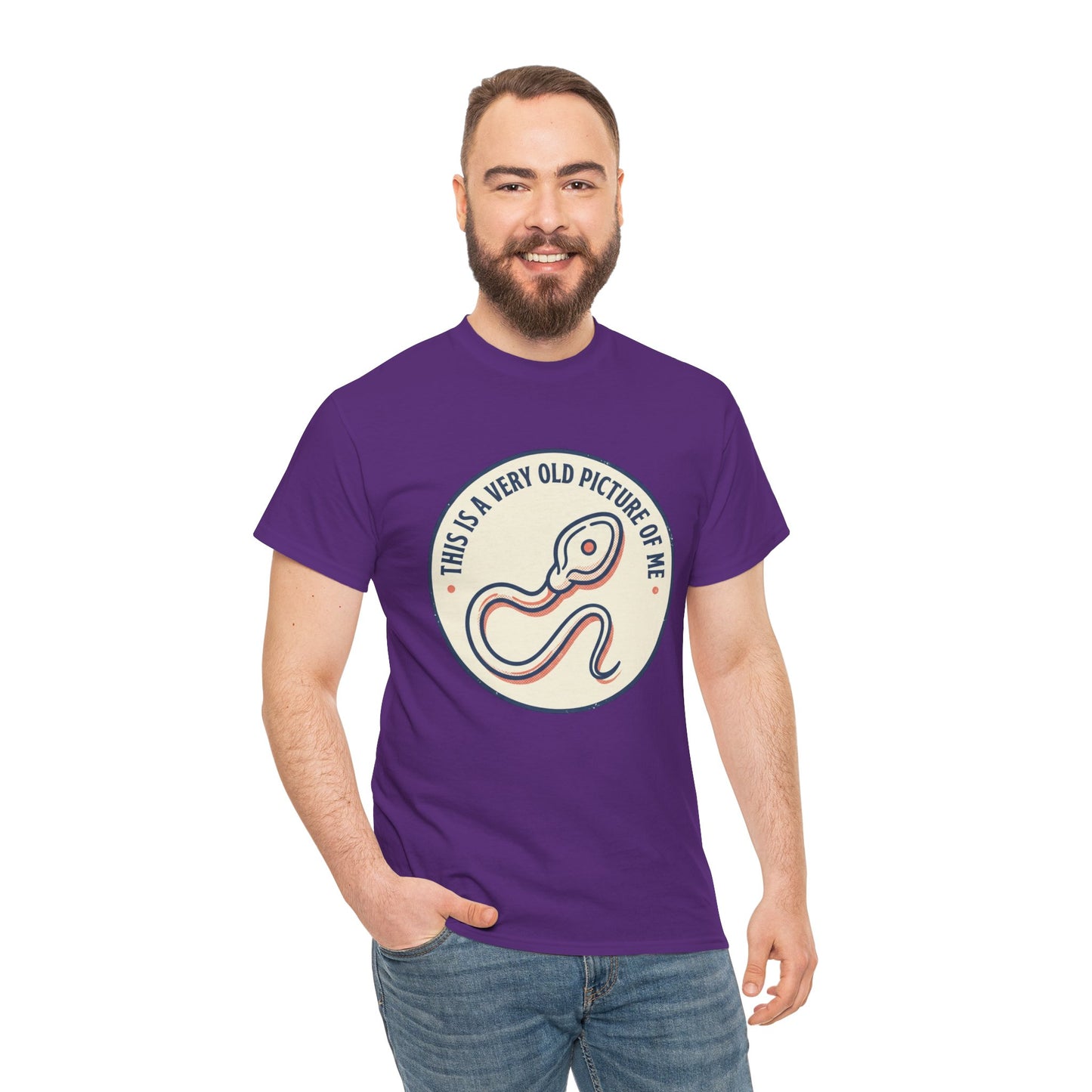 "This Is A Very Old Picture Of Me" Retro Snake Graphic Tee