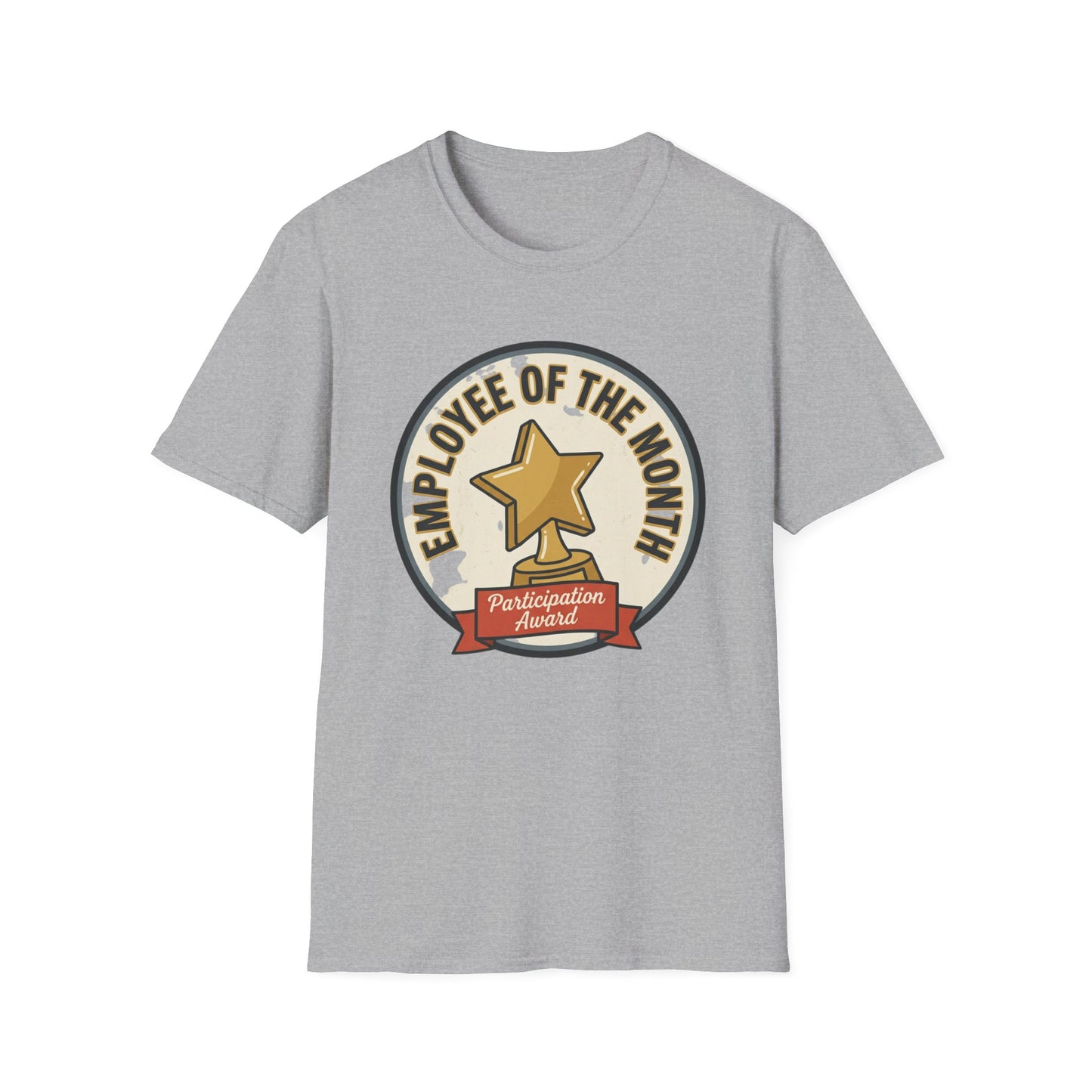Employee of the Month T-Shirt — Participation Award Star Tee