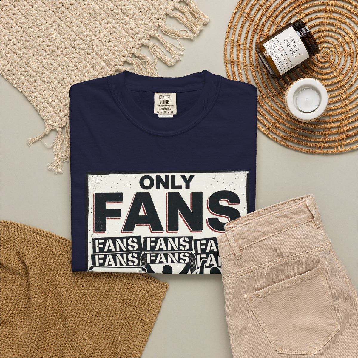 Only Fans Crowd Graphic T-Shirt — Vintage Sports Fan Tee
