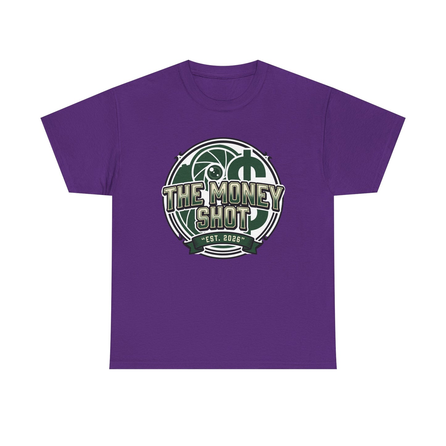 The Money Shot Graphic Tee — Retro Dollar Logo T-Shirt