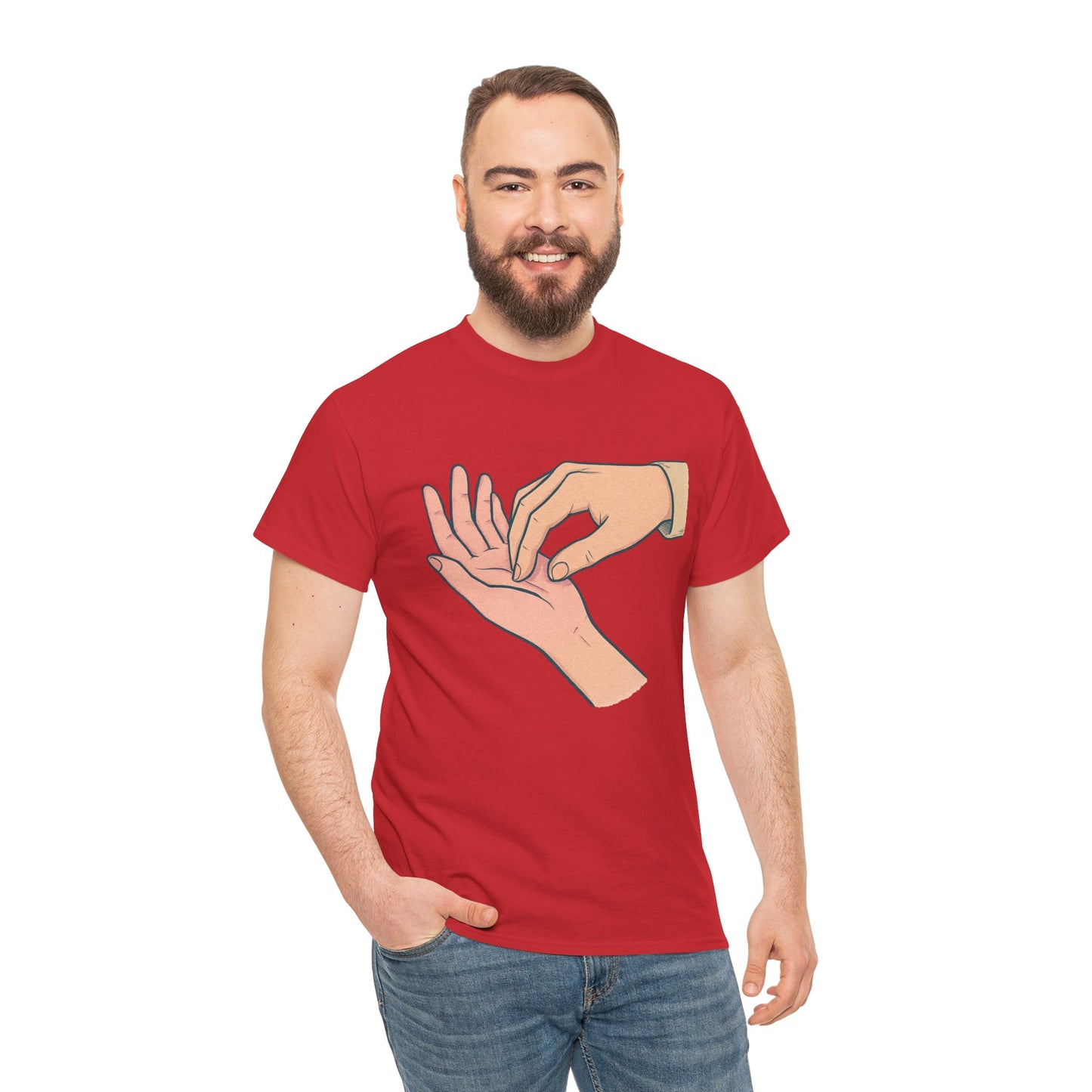 T-Shirt - Gentle Palm Reading Illustration Tee