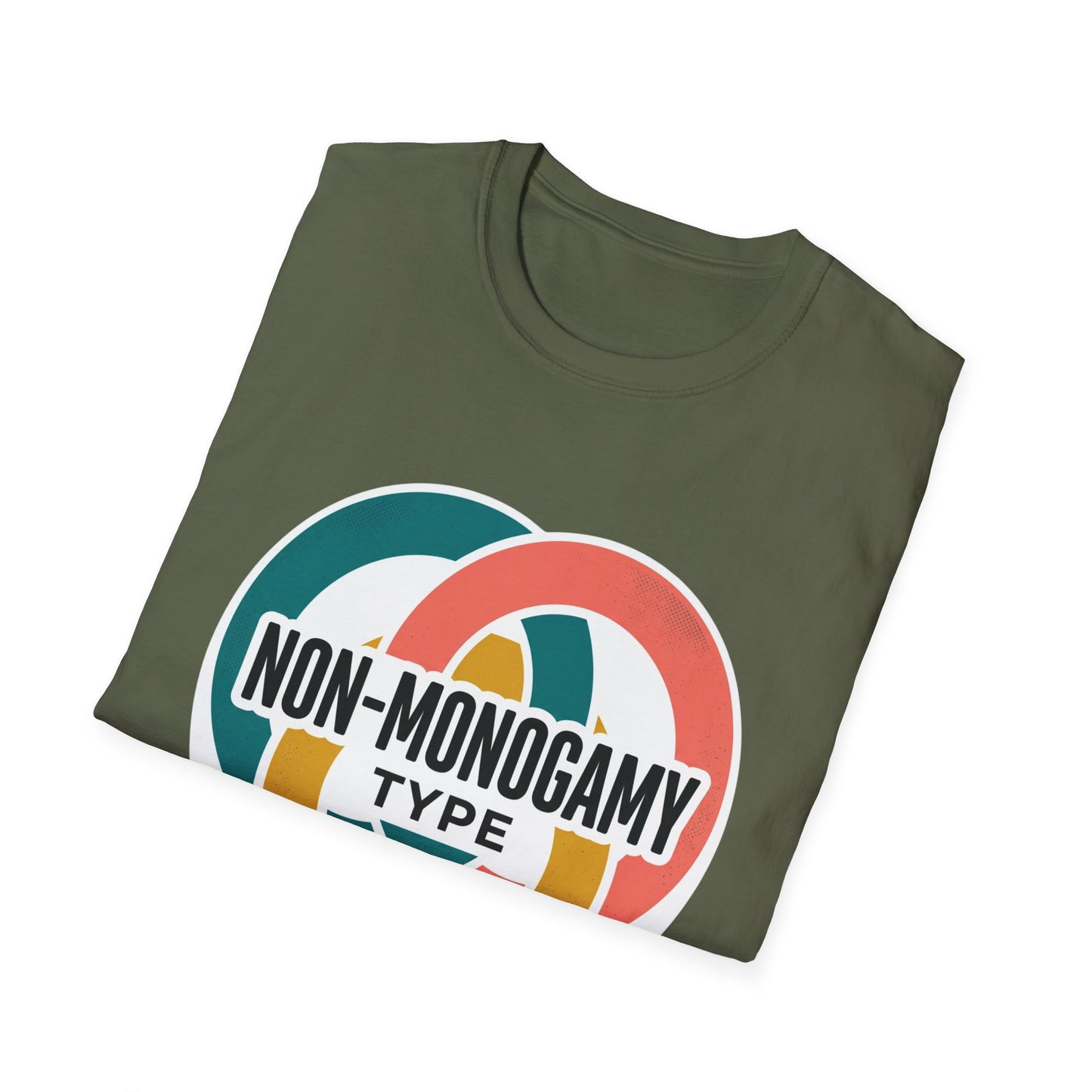 Non-Monogamy Type T-Shirt — Retro Polyamory Pride Tee Printify