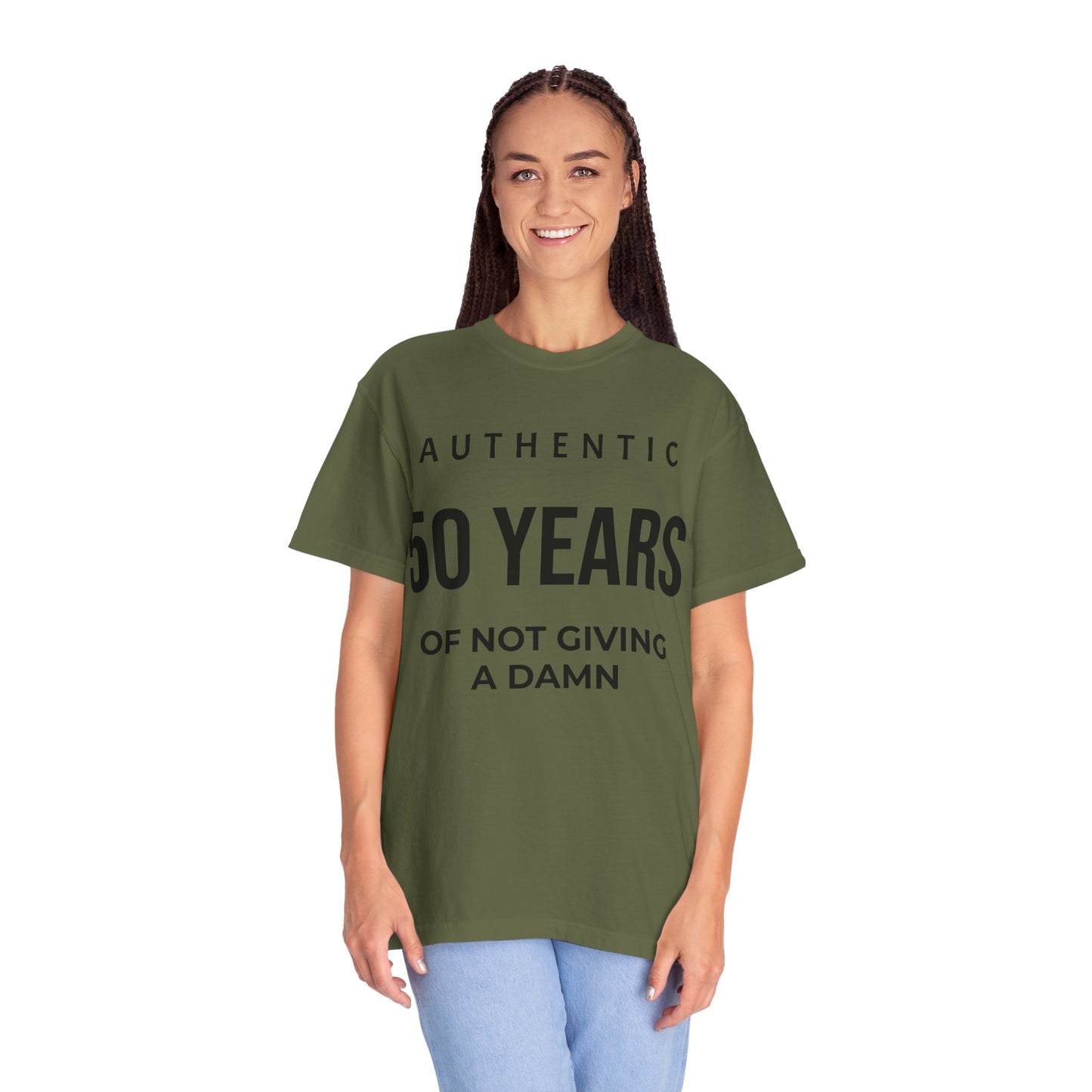 50 Years of Not Giving a Damn T-Shirt — Funny 50th Birthday Tee