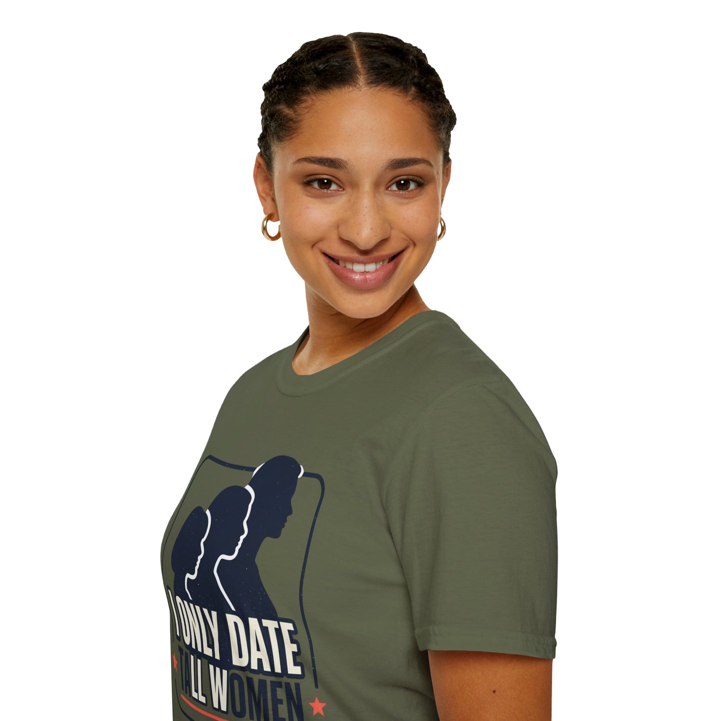 I Only Date Tall Women T-Shirt — Funny Tall Women Pride Tee