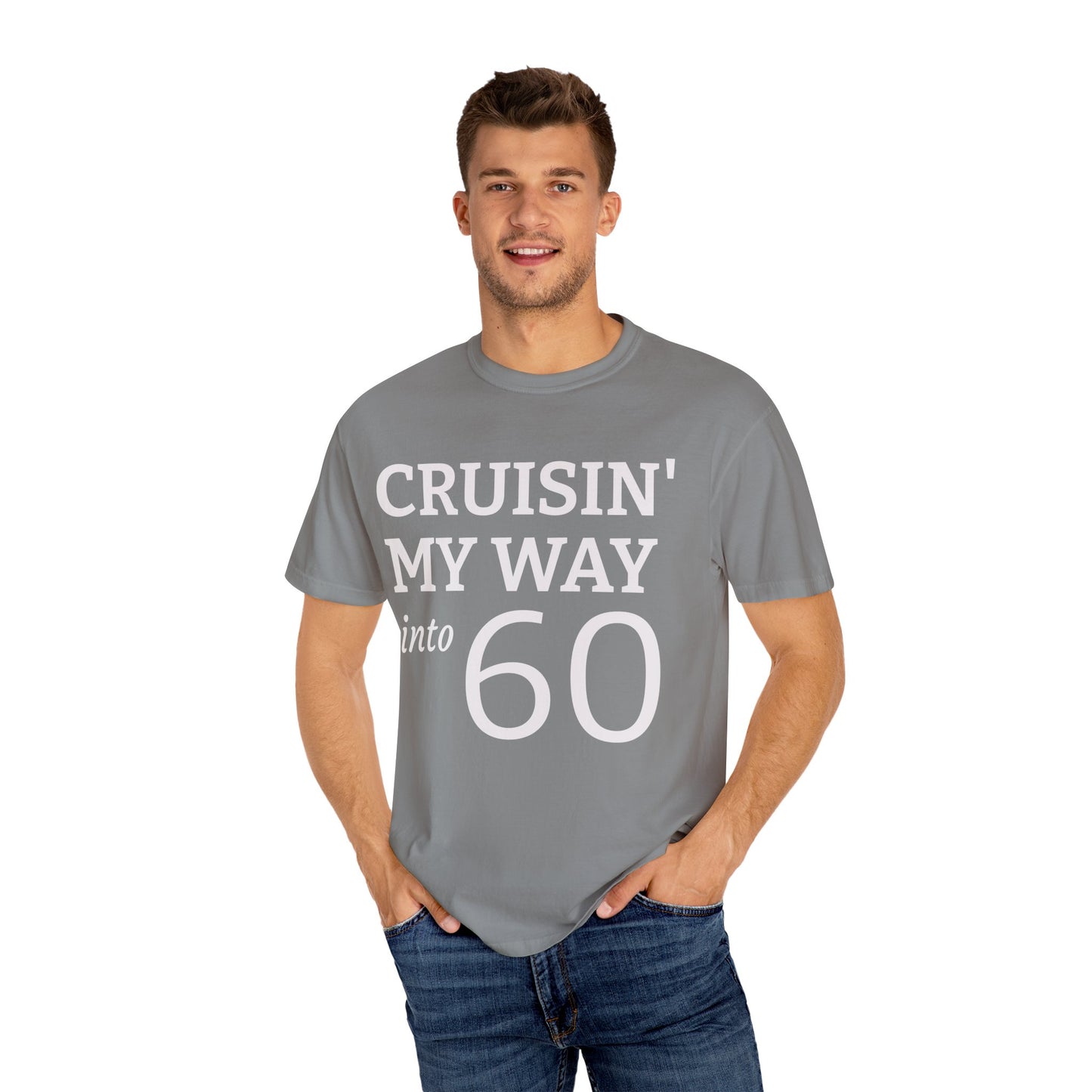 Cruisin' My Way Into 60 T-Shirt — 60th Birthday Tee