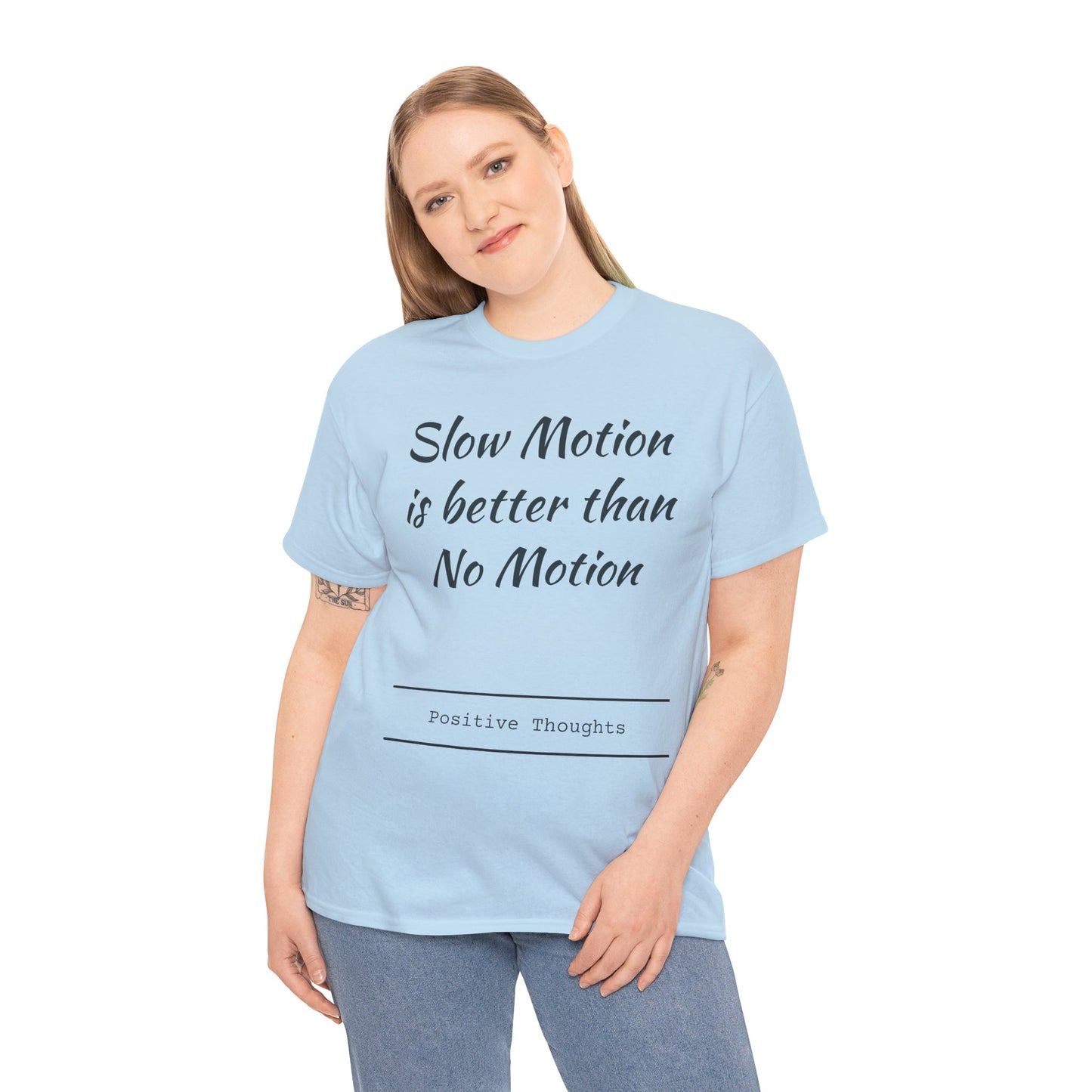 Slow motion is better than no motion