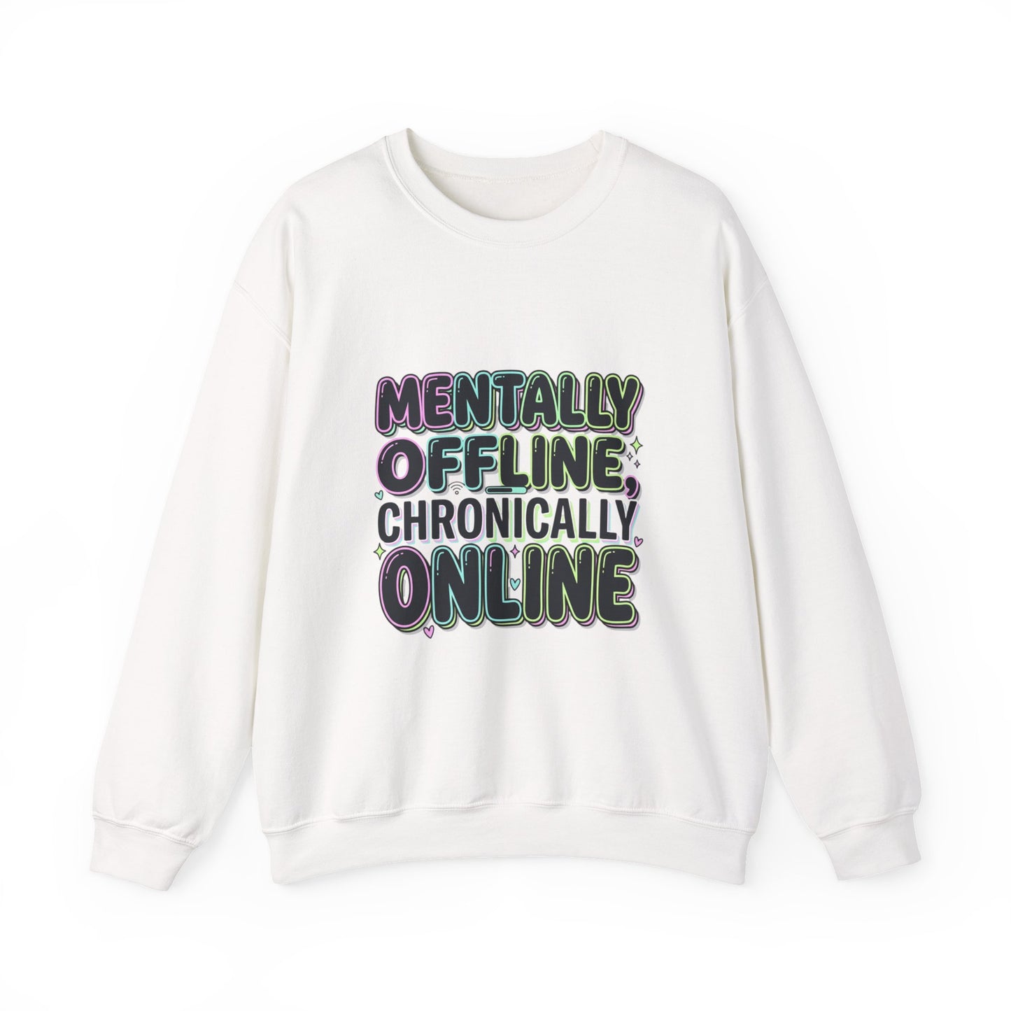 Mentally Offline Unisex Heavy Blend™ Crewneck Sweatshirt