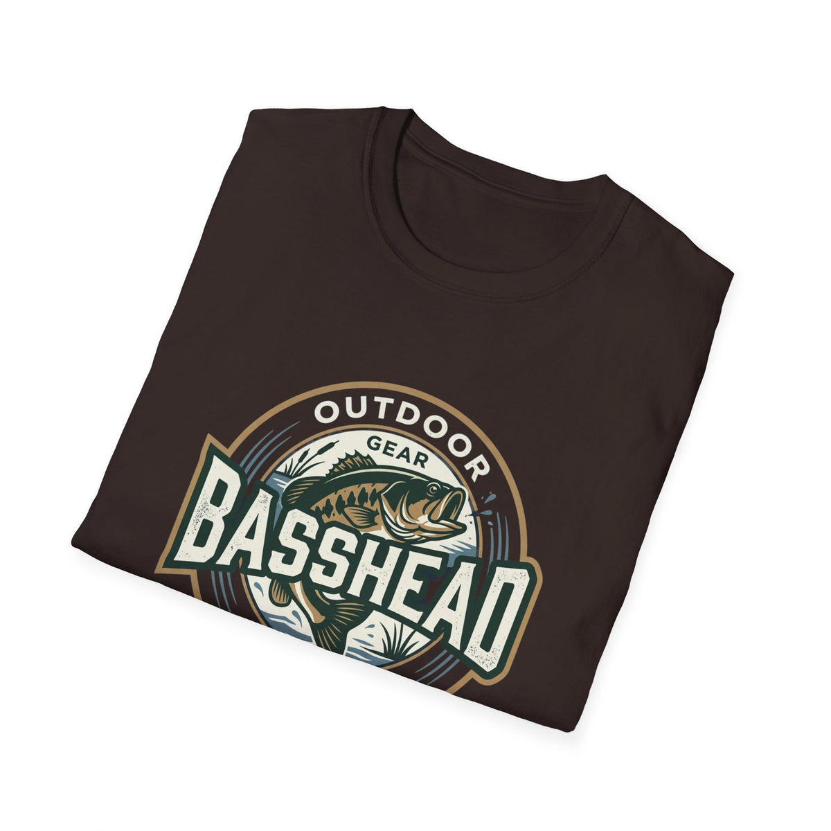 Basshead Fishing T-Shirt — Retro Bass Gear Tee