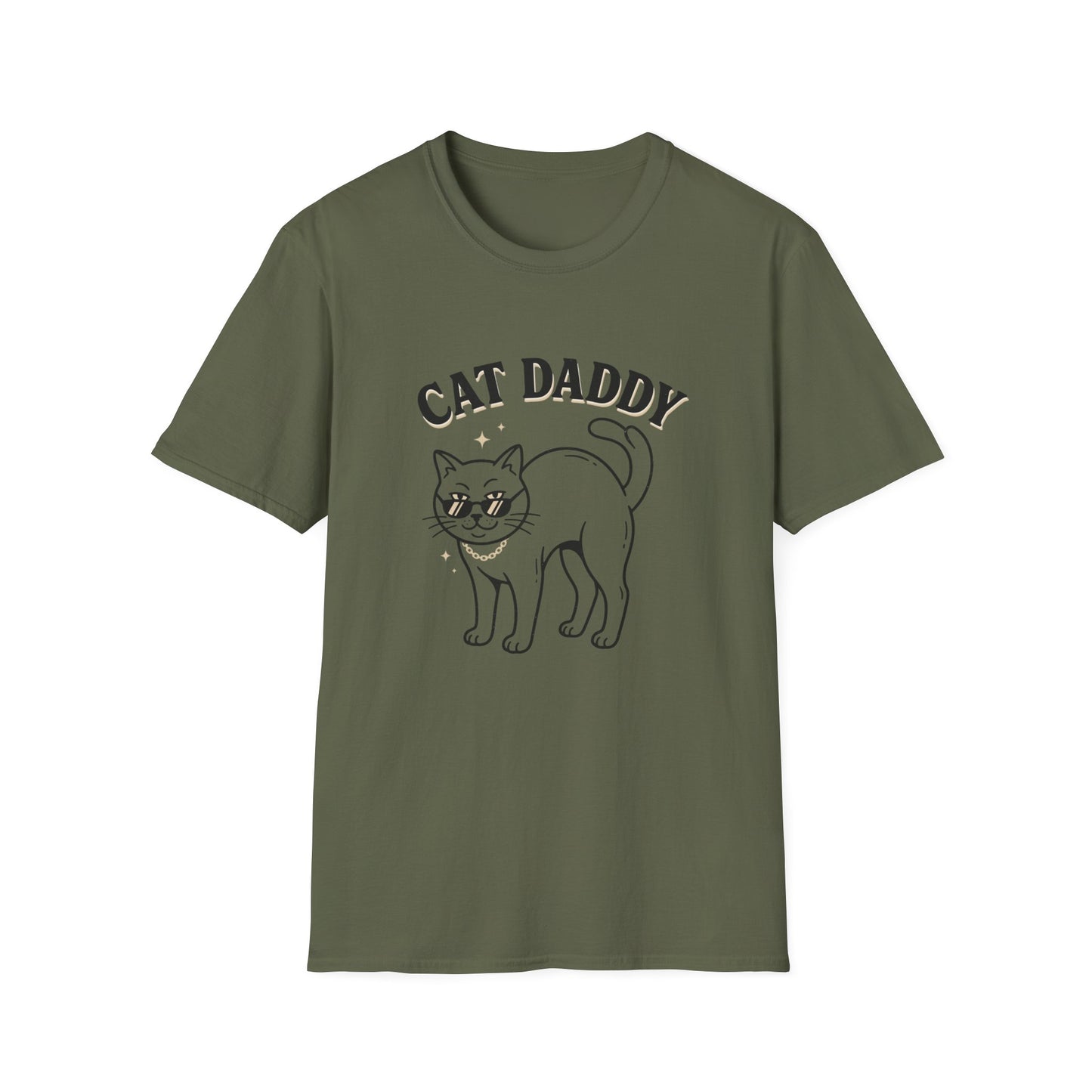 Cat Daddy T-Shirt — Retro Cute Cat Graphic Tee for Cat Lovers