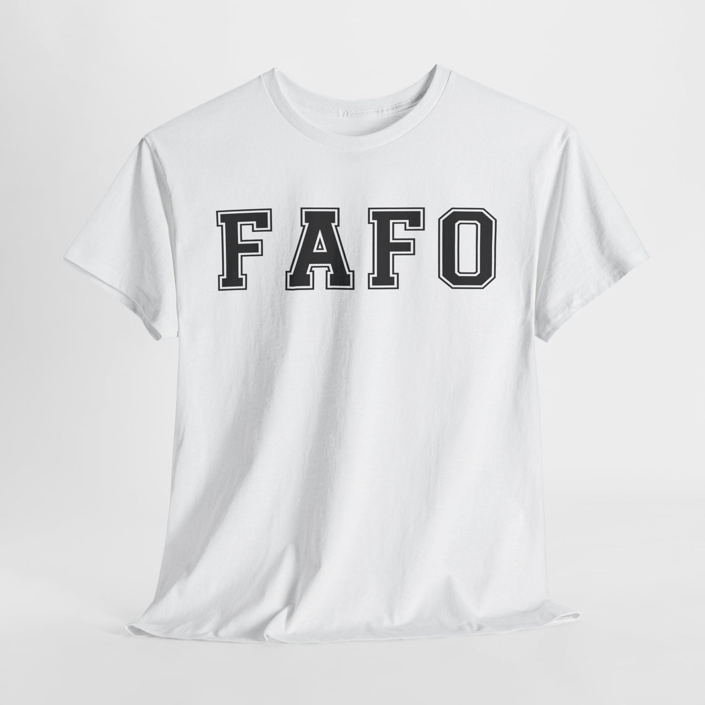 FAFO Unisex Heavy Cotton Tee - Comfortable Casual Wear for Everyday Style