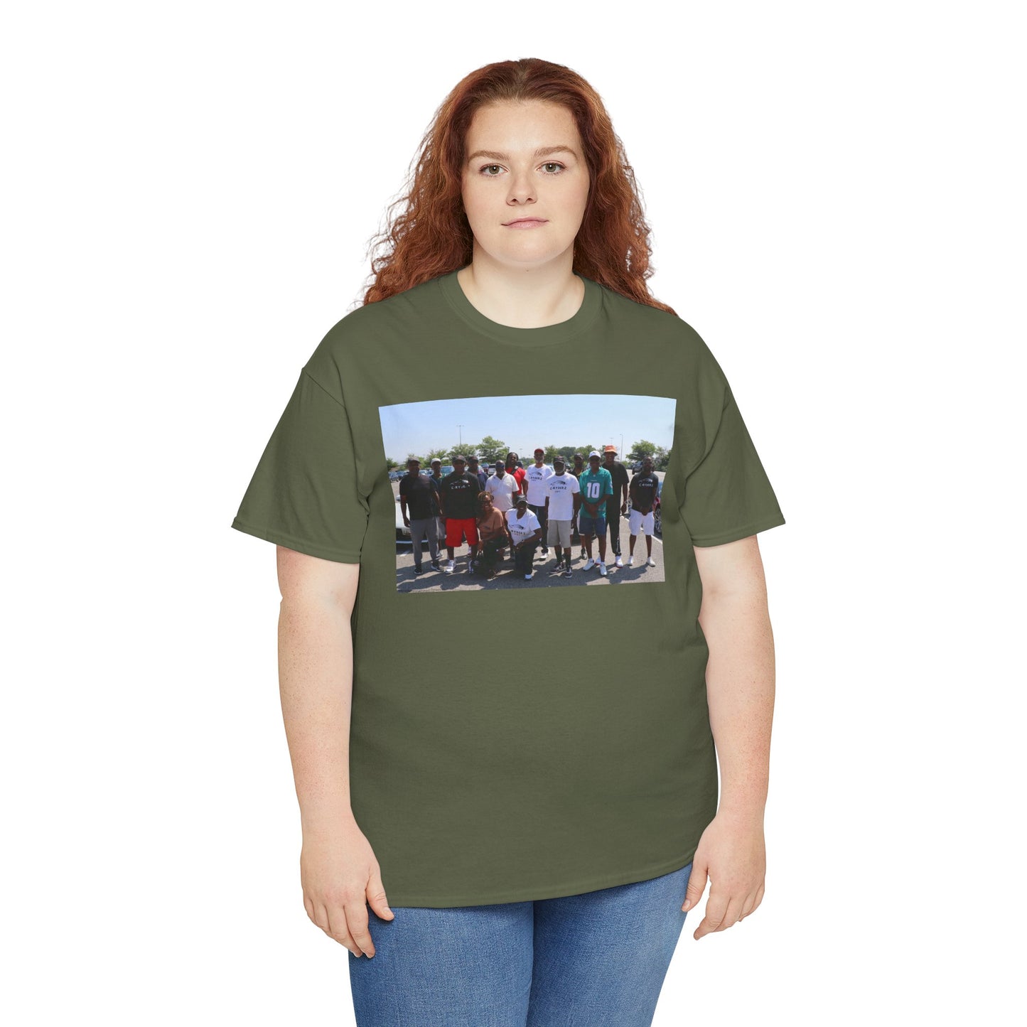 C-RYDERZ Group Photo Custom Tee — Personalized Reunion & Team Picture Shirt Printify