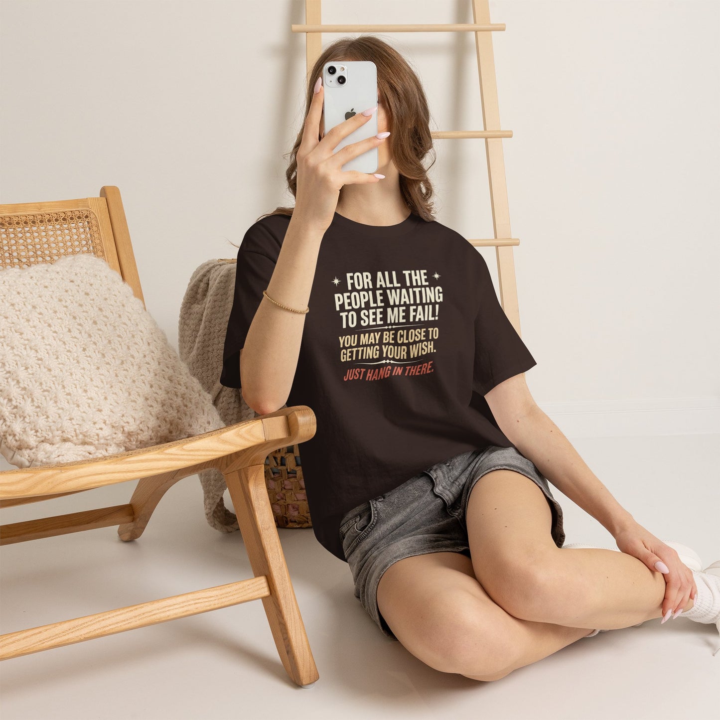 “For All The People Waiting To See Me Fail” Inspirational Shirt-Motivational Graphic Tee —