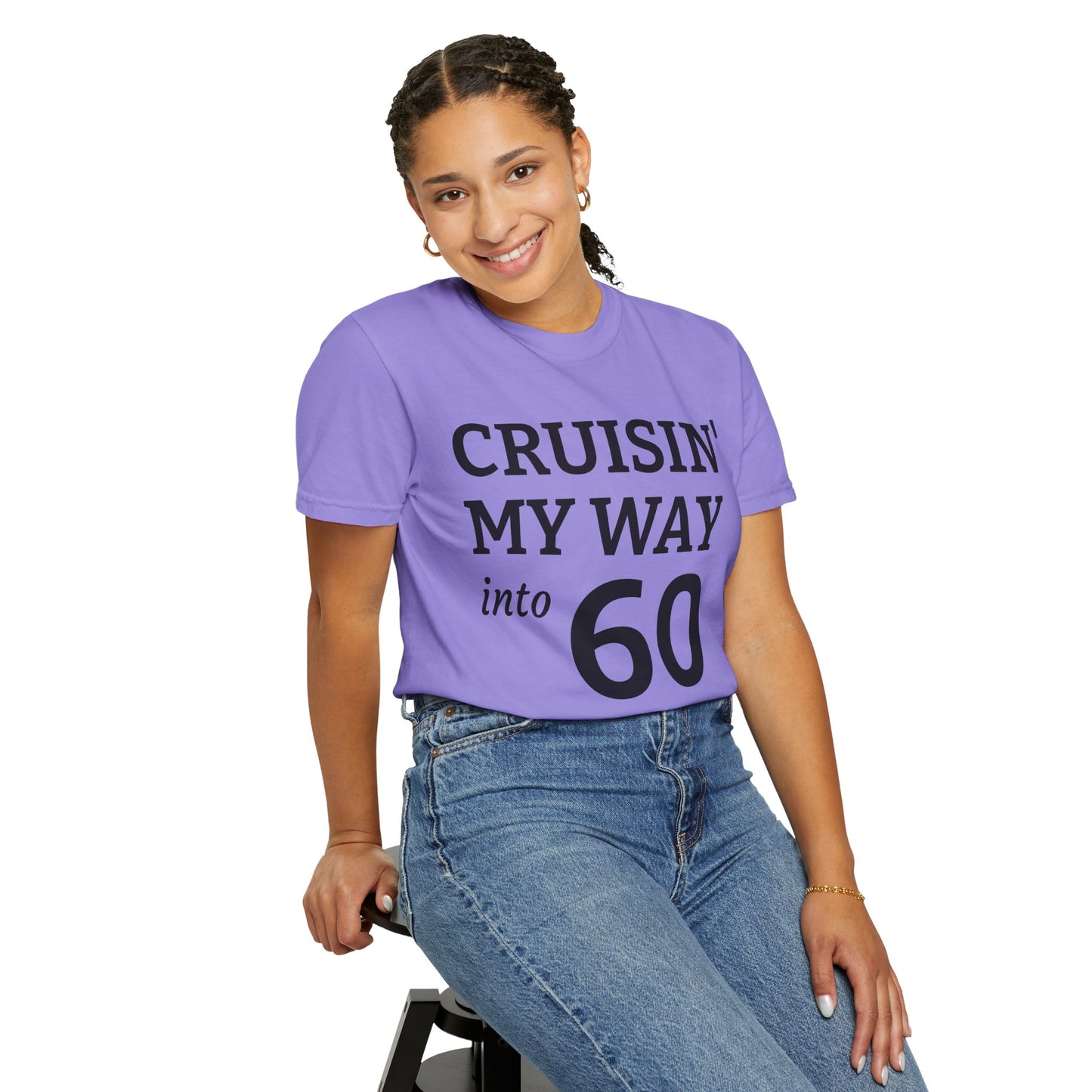 Cruisin' My Way Into 60 T-Shirt — 60th Birthday Tee