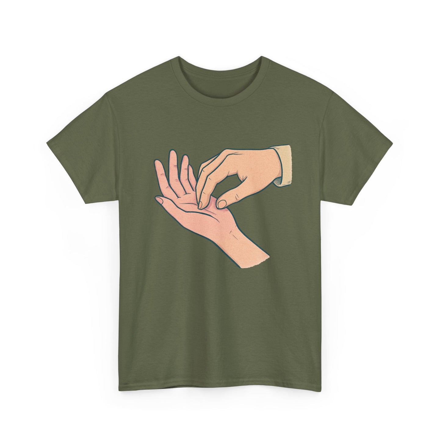 T-Shirt - Gentle Palm Reading Illustration Tee