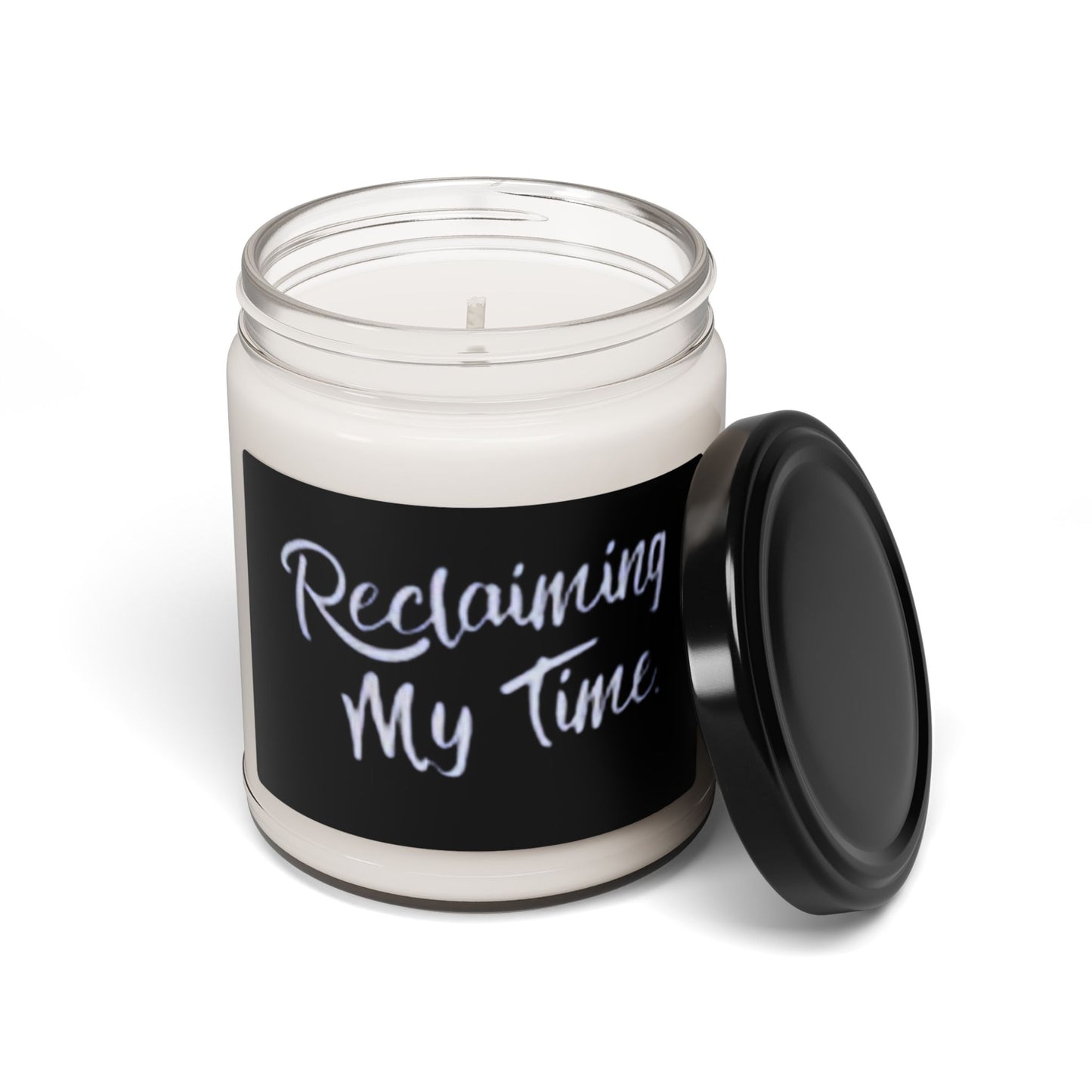 Reclaiming My Time Soy Candle — 9oz Scented Jar for Self-Care & Relaxation